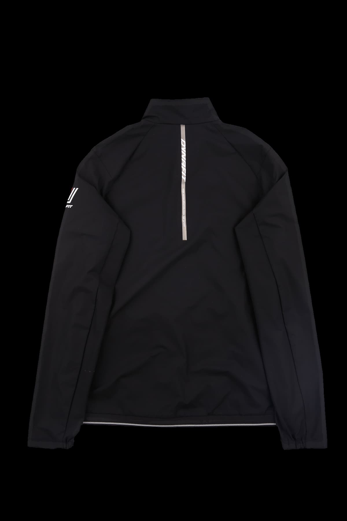 로고 폴리 긴팔 자켓 