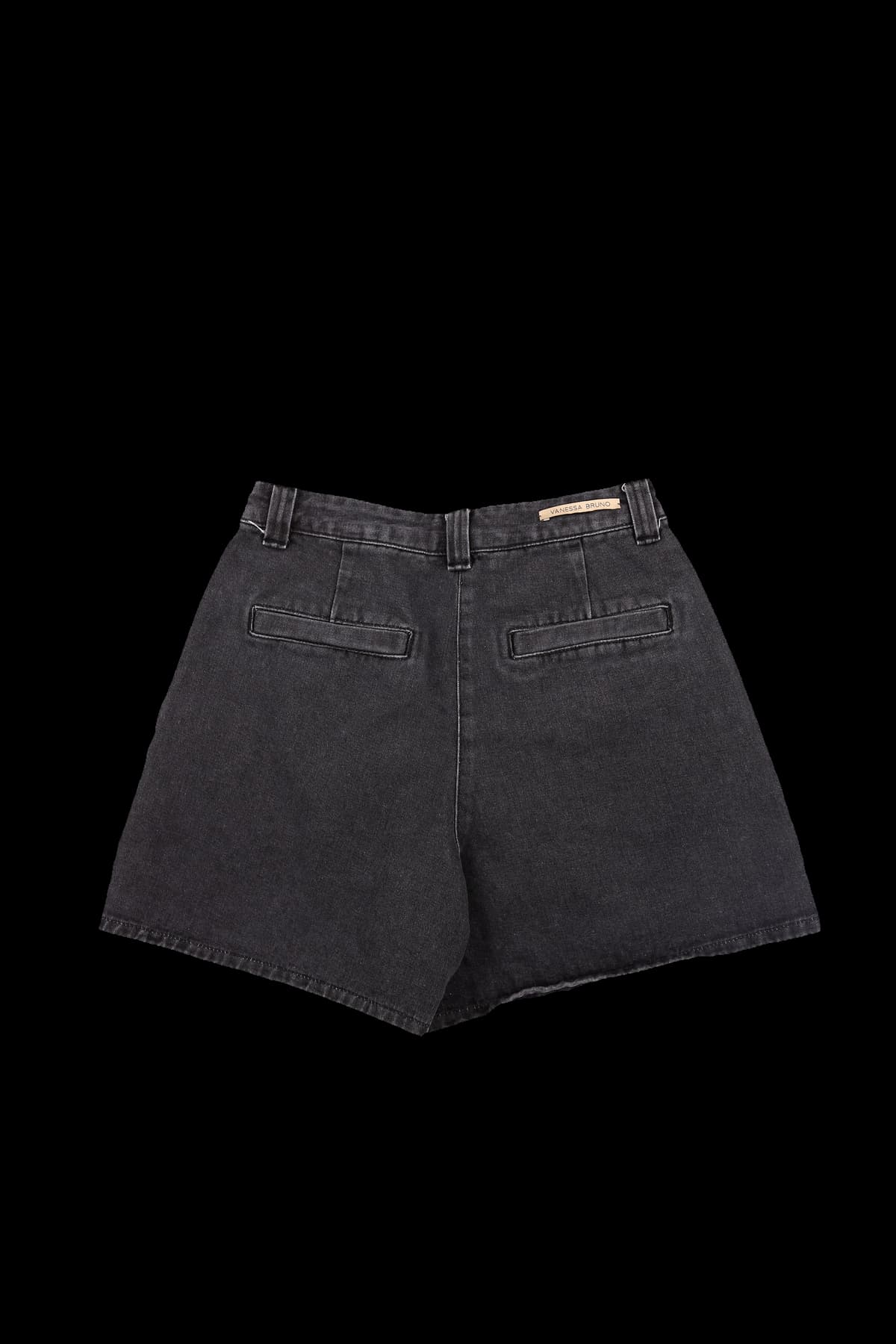 [2025] 블랙 워싱 숏 데님 팬츠