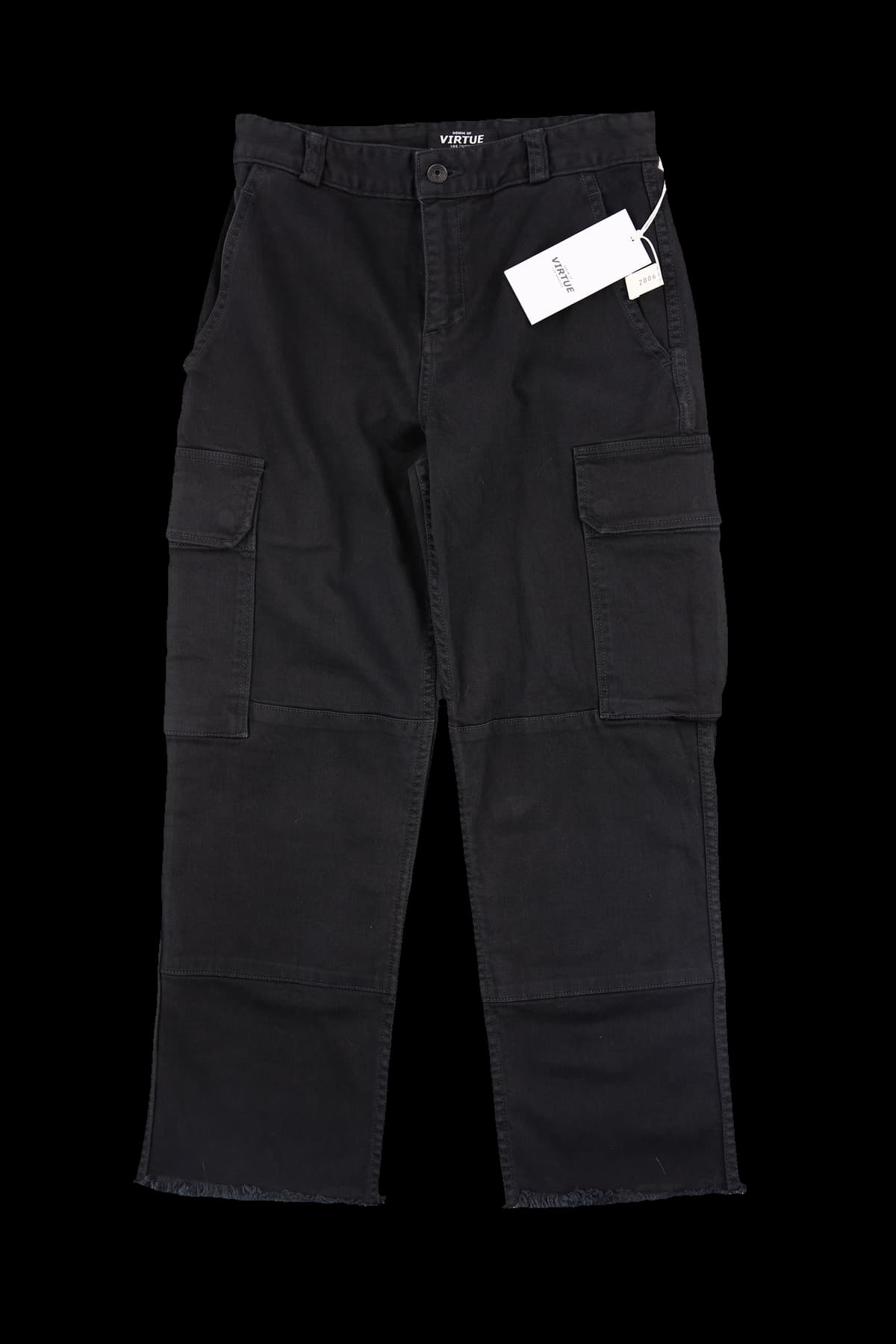 [새상품] 절개 라인 포켓 데님 팬츠