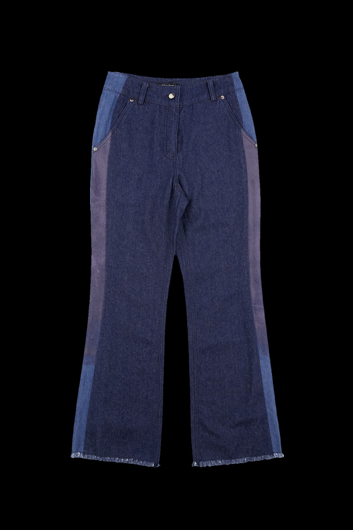 컬러 믹스 데님 팬츠