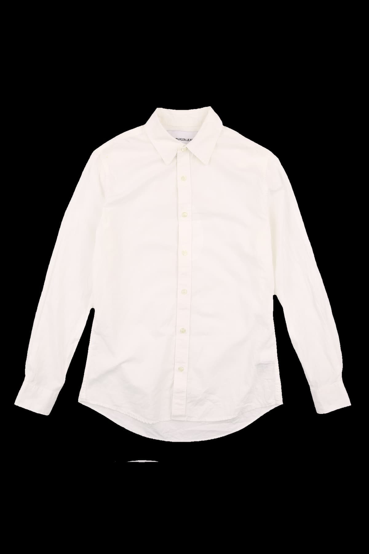 로고 슬림핏 카라 셔츠