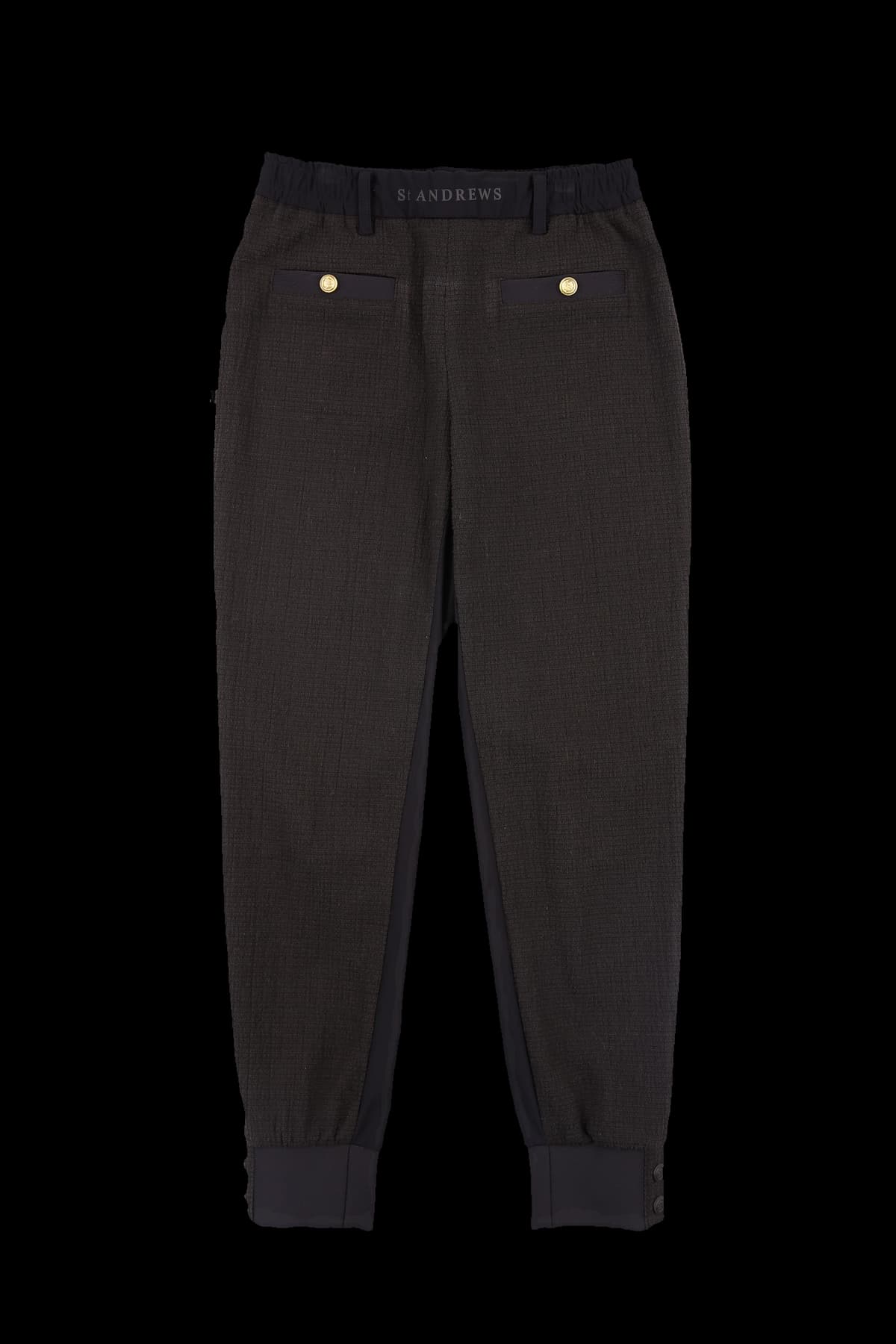 포켓 버튼 조거 팬츠 