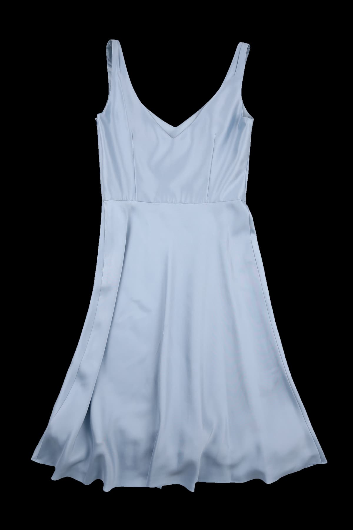 슬리브리스 라인 미디 원피스