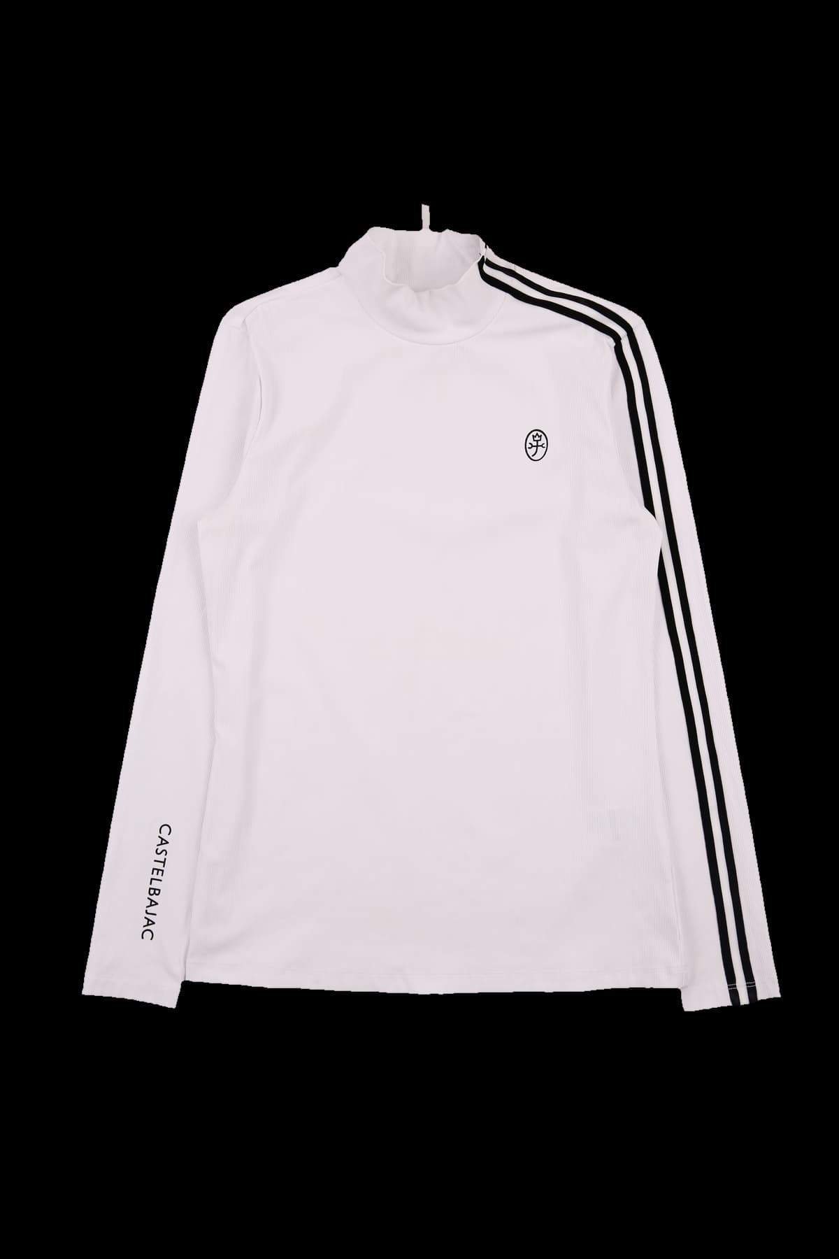 [2024] 골지 배색 하이넥 티셔츠