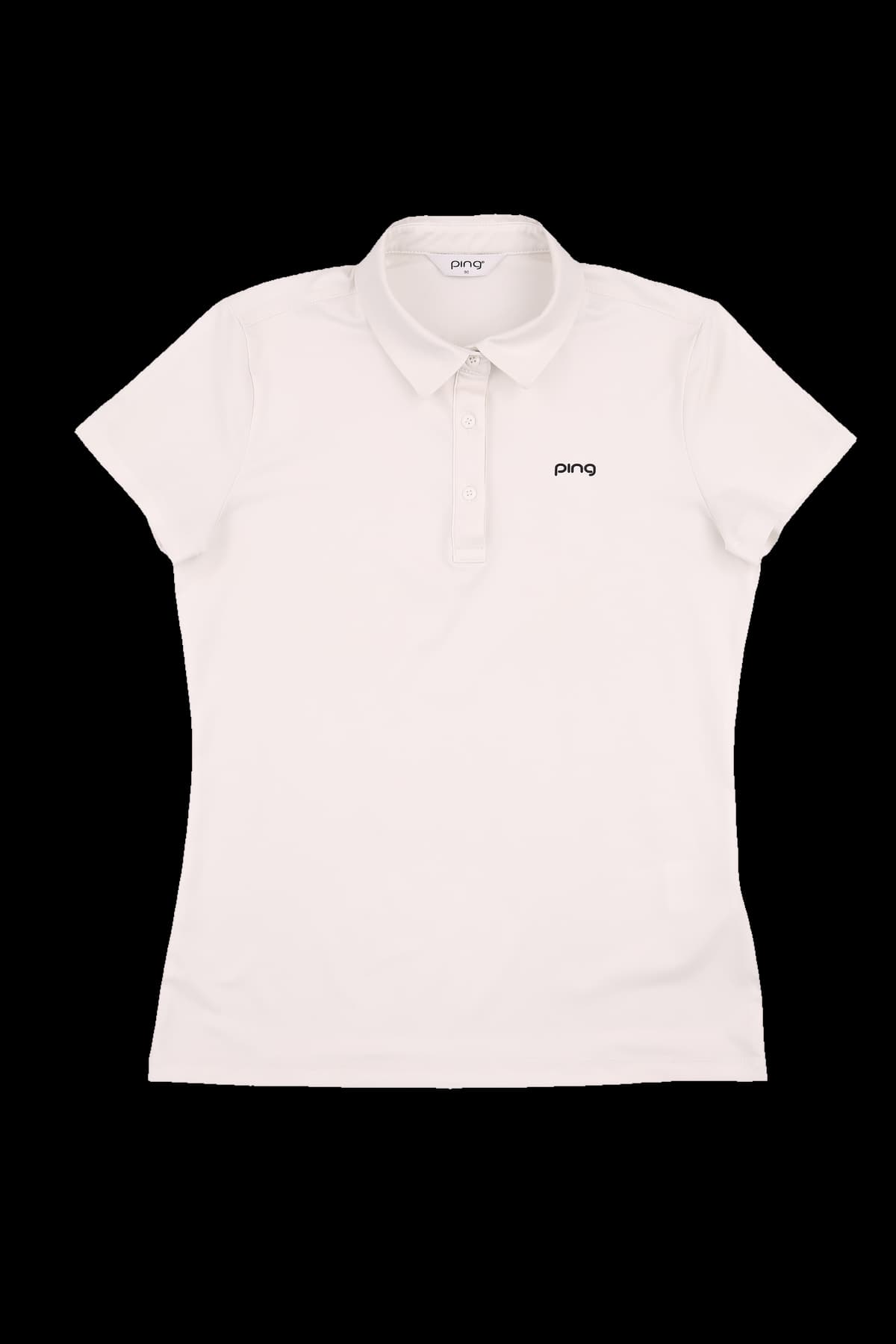 로고 반팔 카라 티셔츠