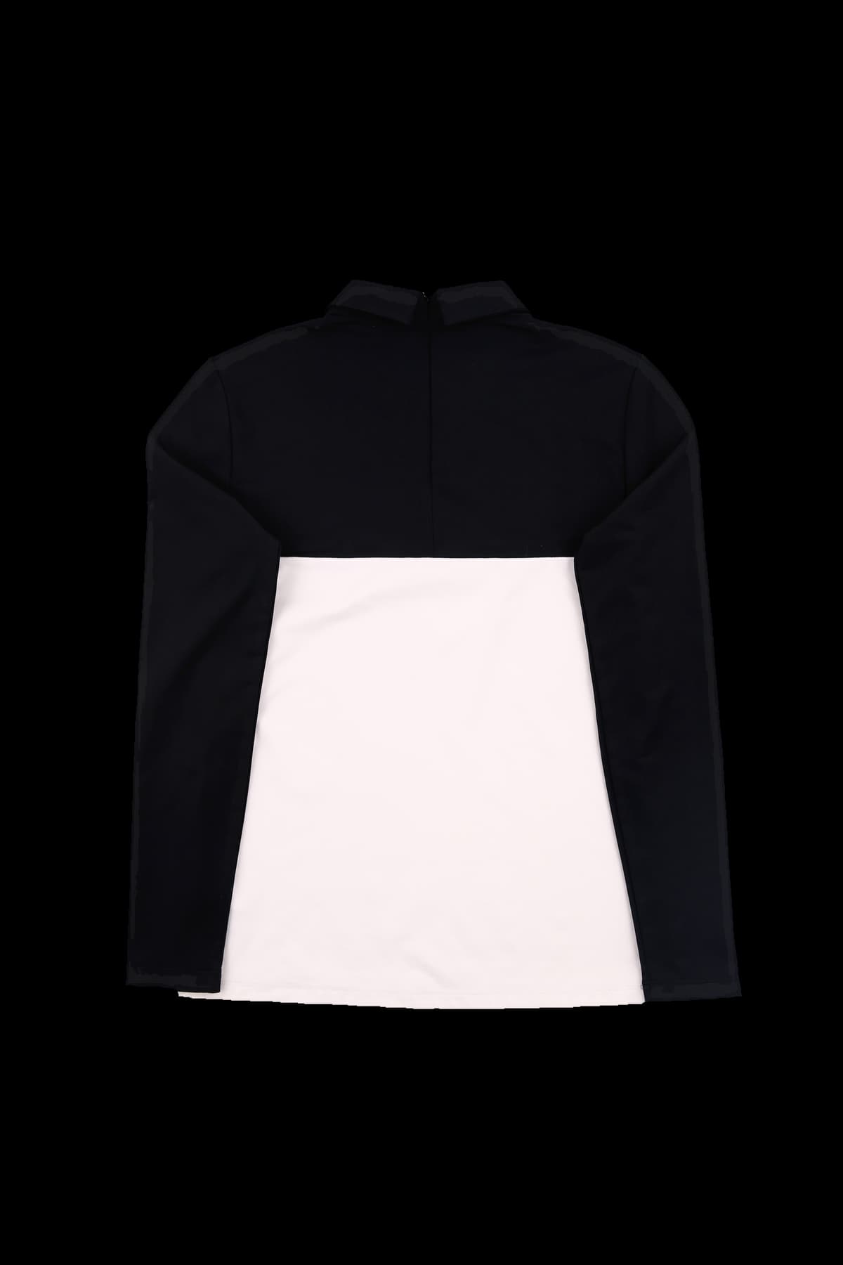 배색 카라 티셔츠