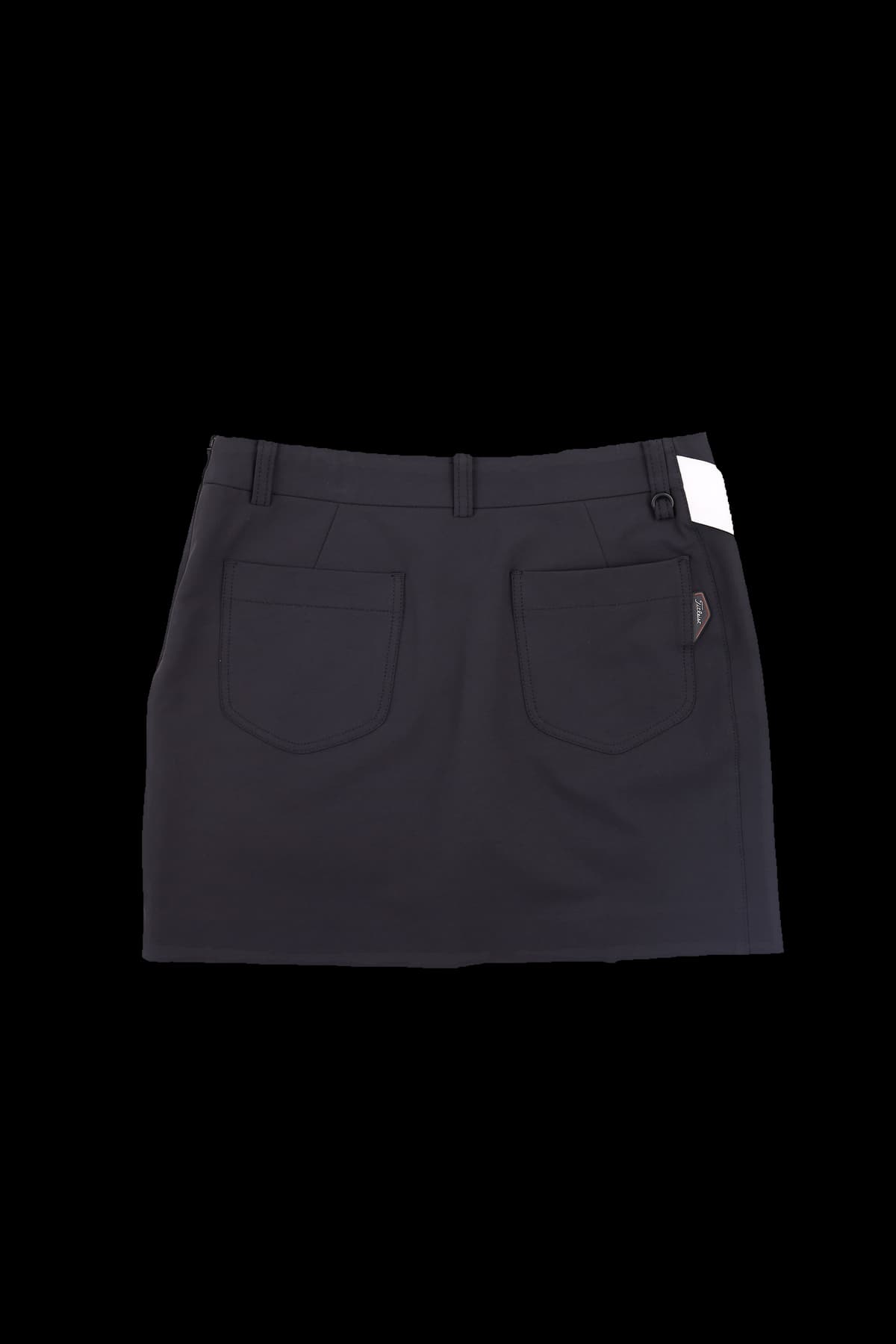 사선 밴딩 포인트 스커트