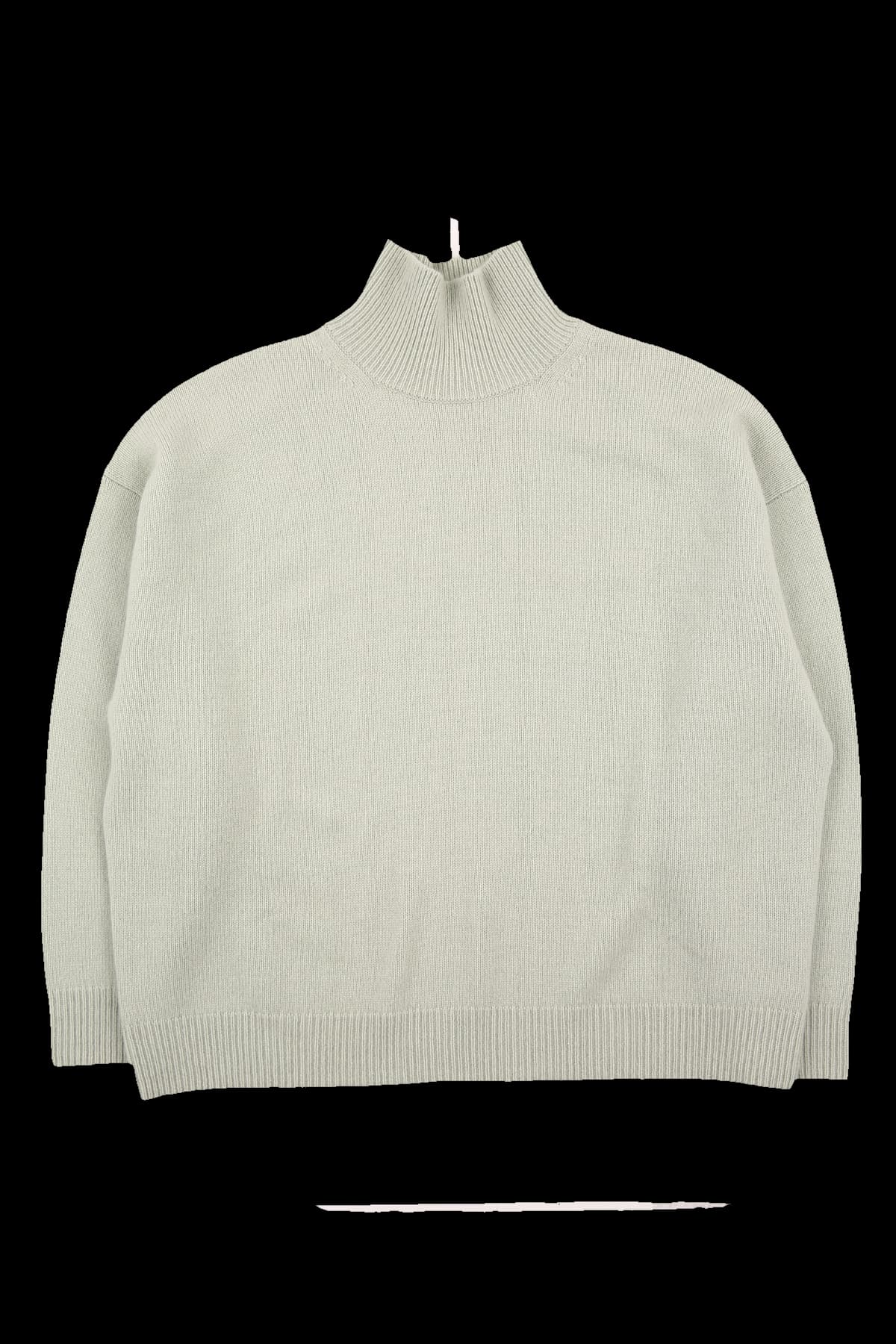 하이넥 긴팔 니트