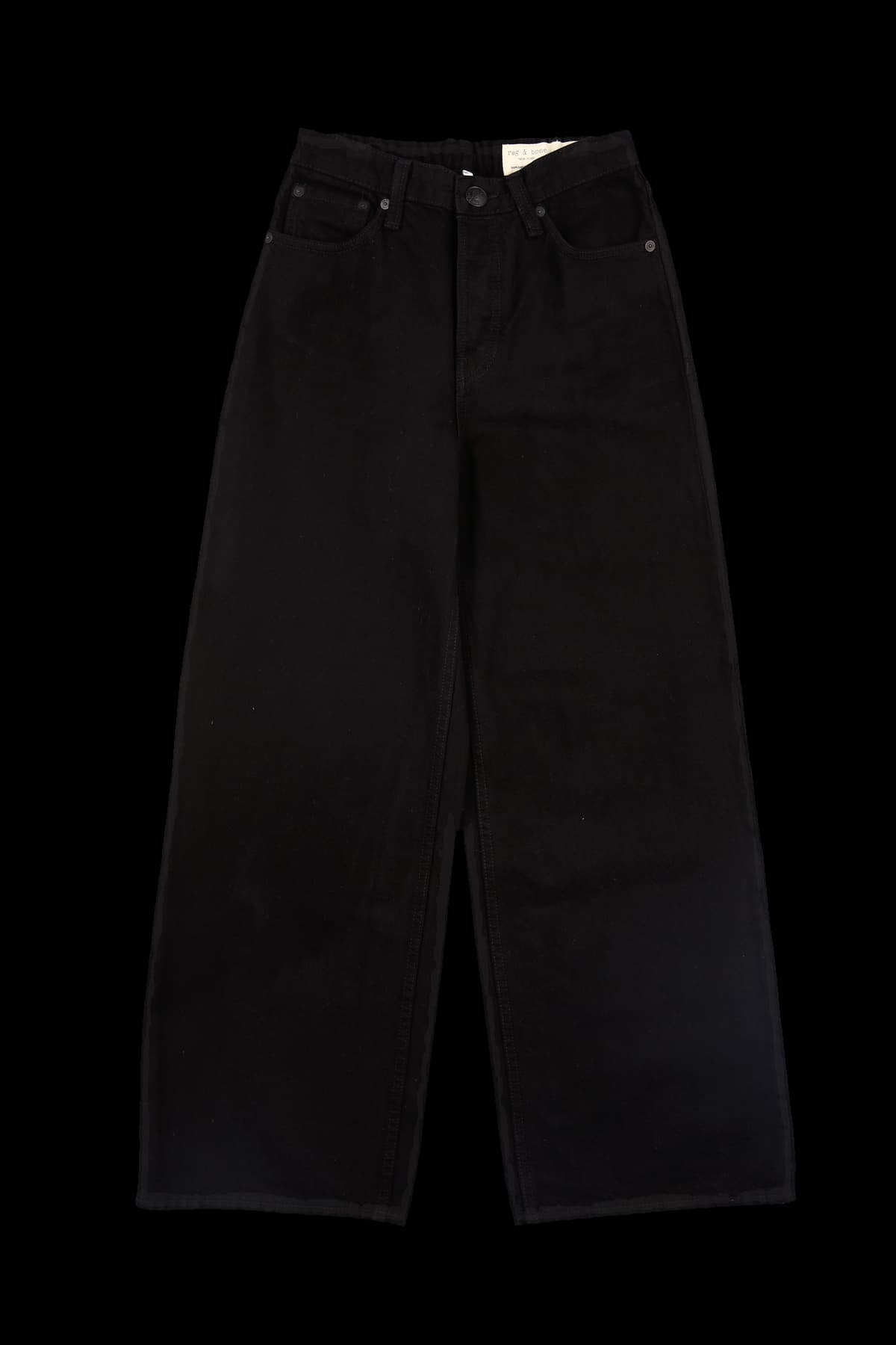 하이웨스트 와이드 팬츠