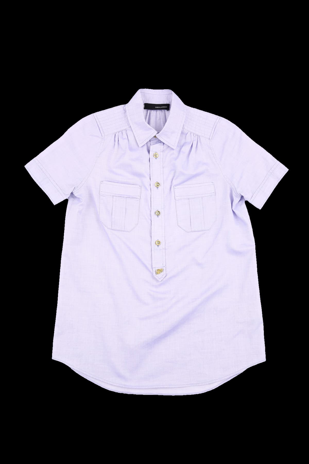 포켓 카라 반팔 셔츠