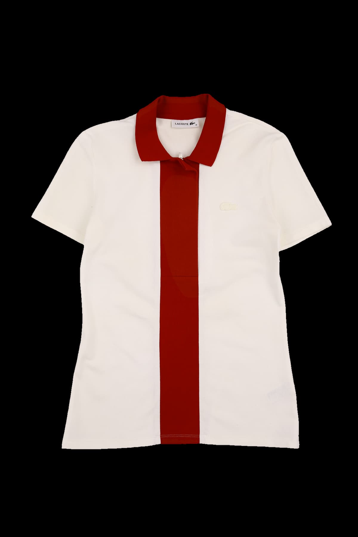 배색 포인트 카라 티셔츠