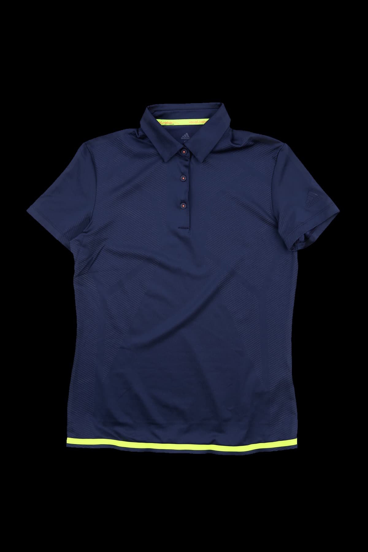 펀칭 배색 반팔 카라 티셔츠