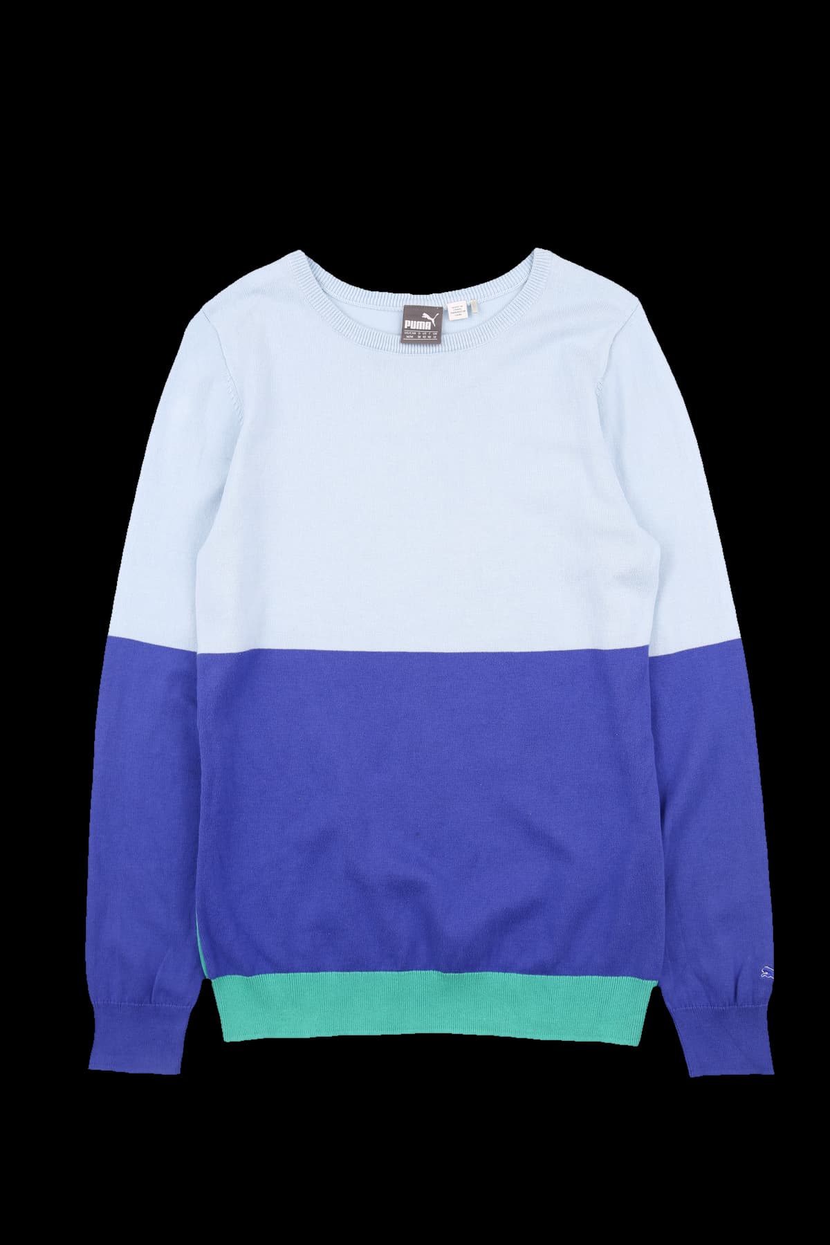 컬러 믹스 긴팔 니트