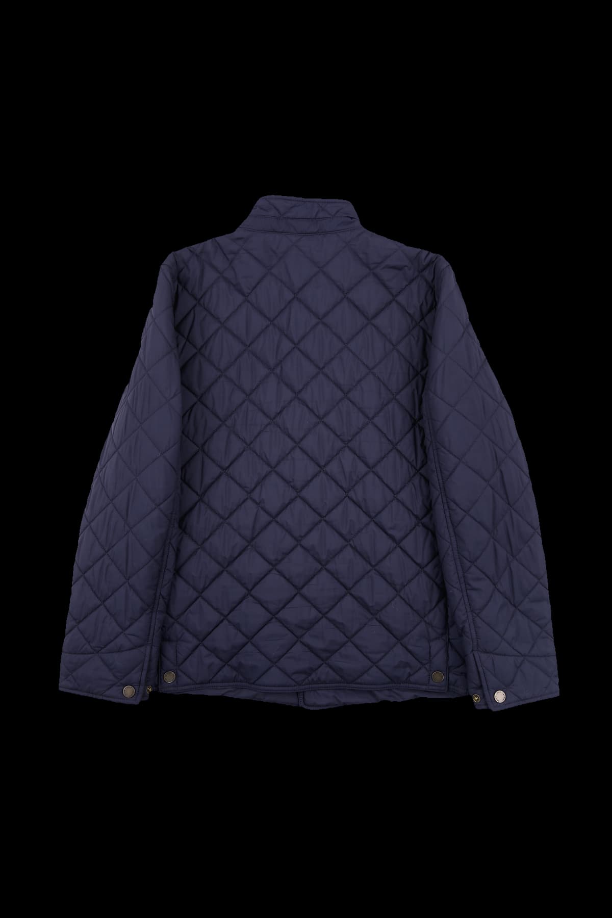 로고 퀼팅 자켓