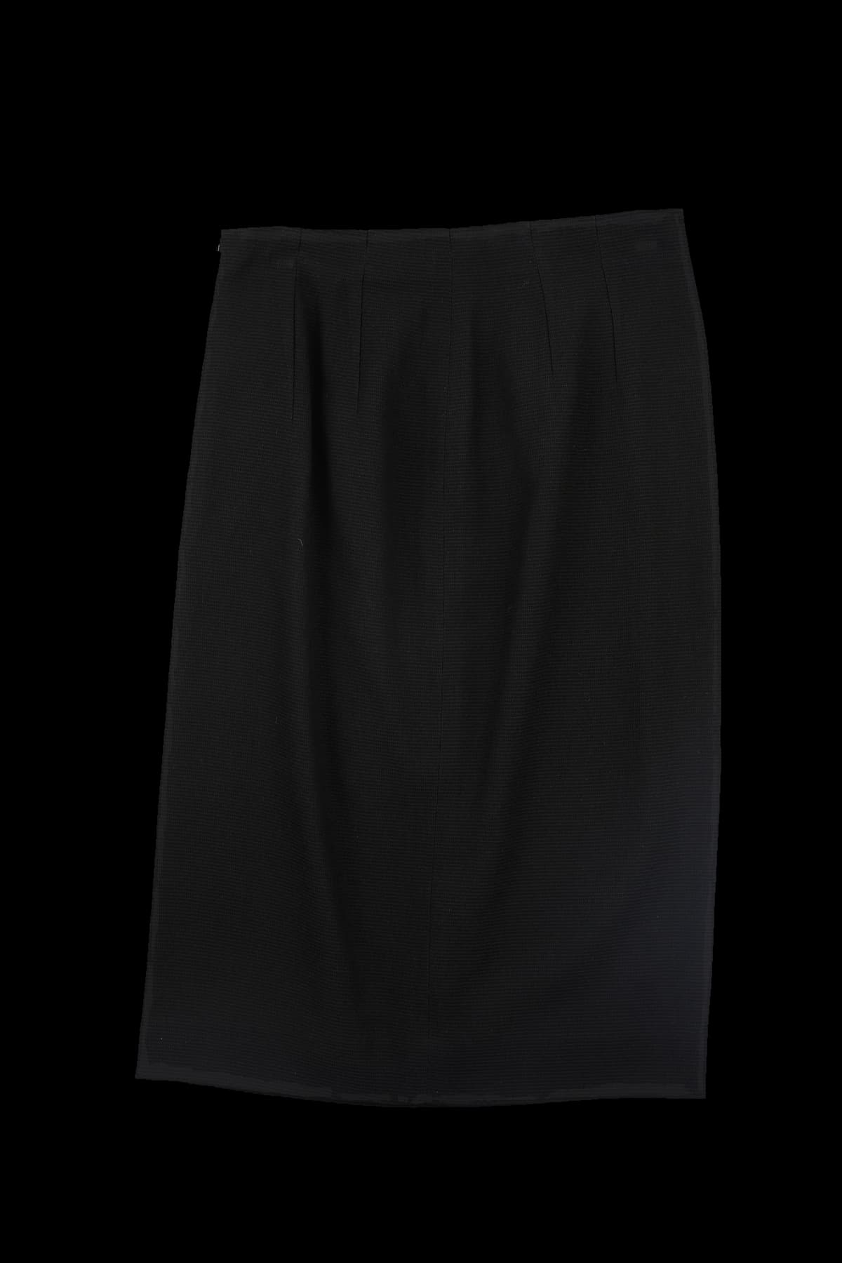 베이직 미디 스커트