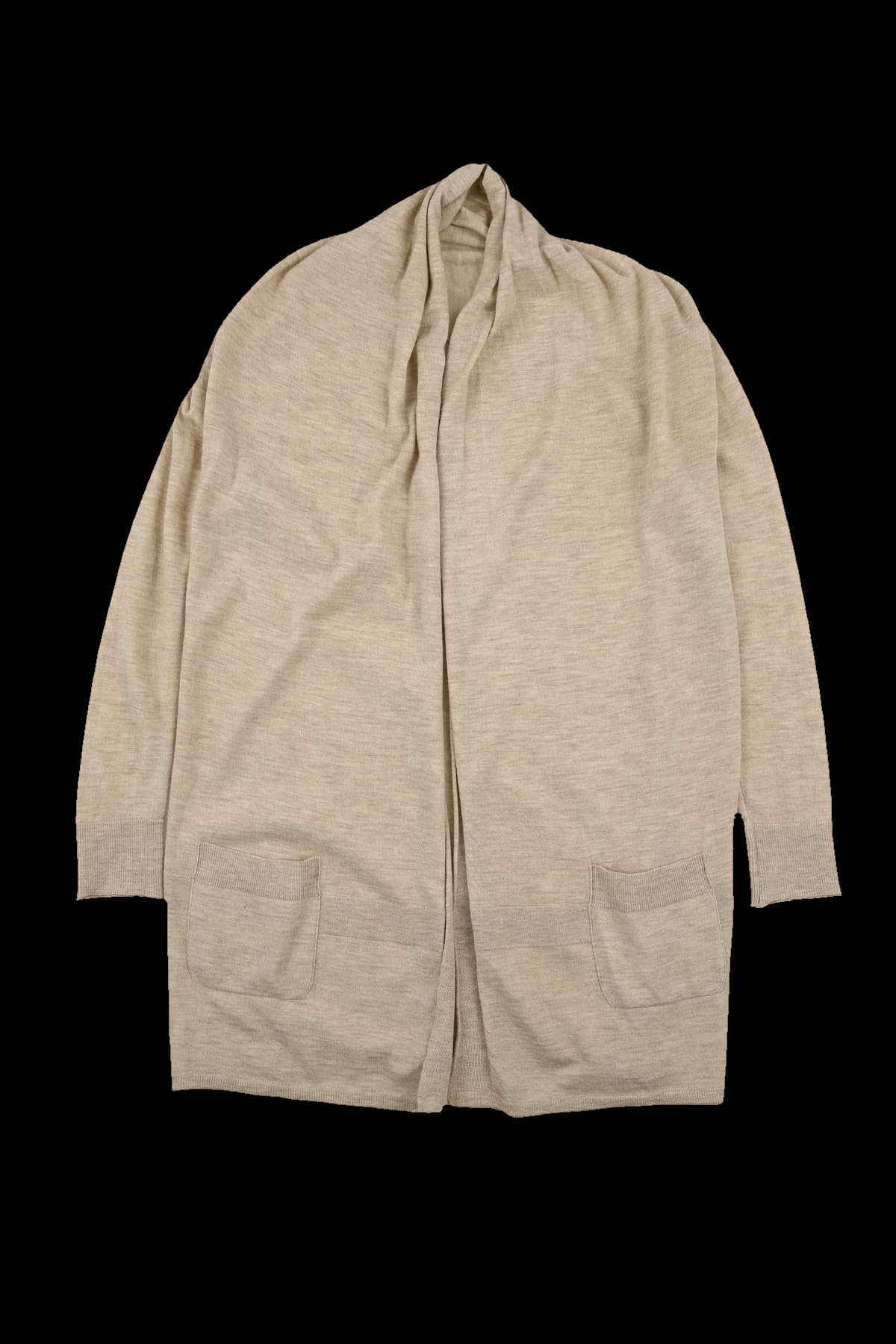 캐미미어 숄 가디건