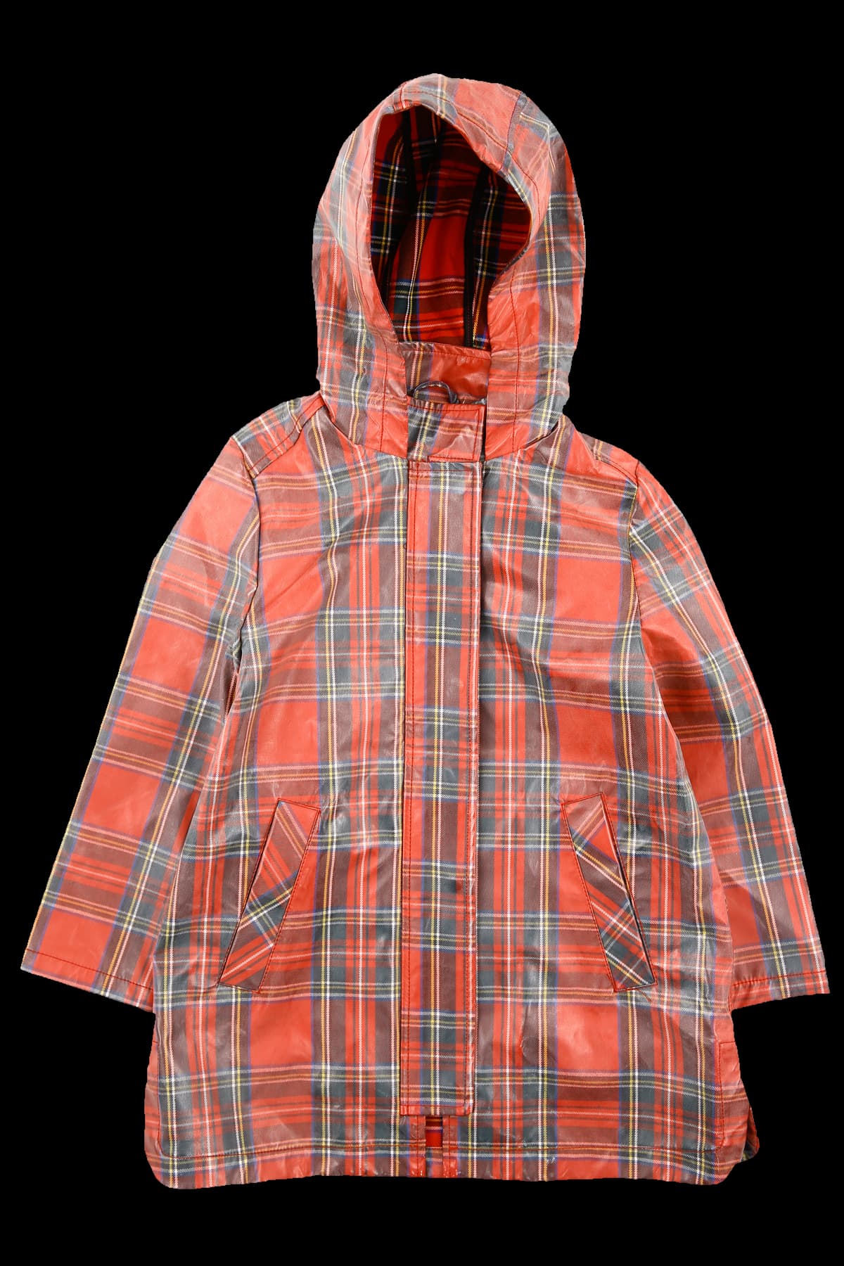 [키즈] 체크 레인 자켓