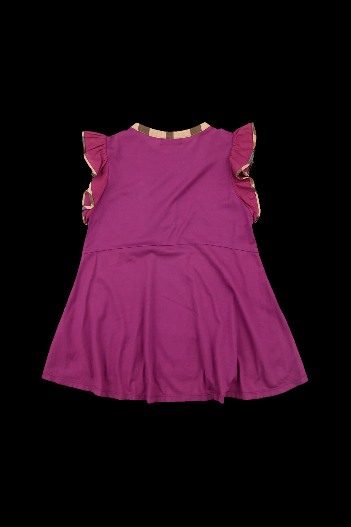 [키즈] 프릴 배색 티셔츠