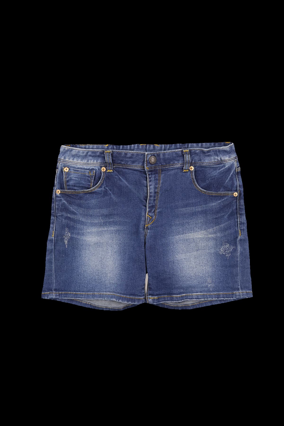 중청 데님  숏 팬츠