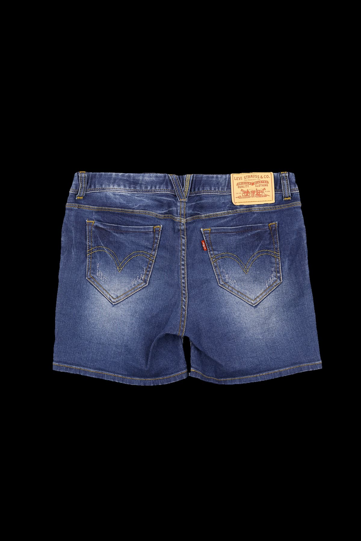 중청 데님  숏 팬츠