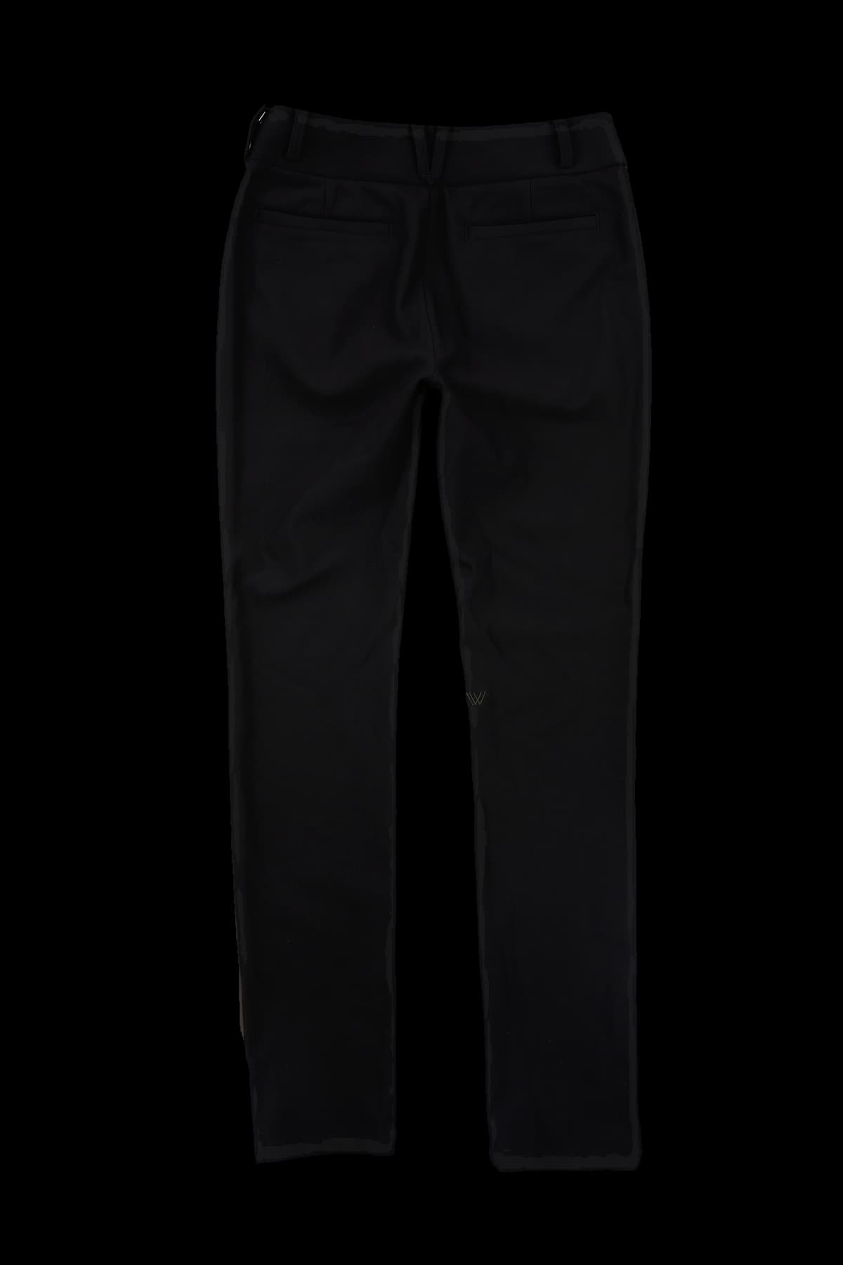 배색 골지 기모 팬츠