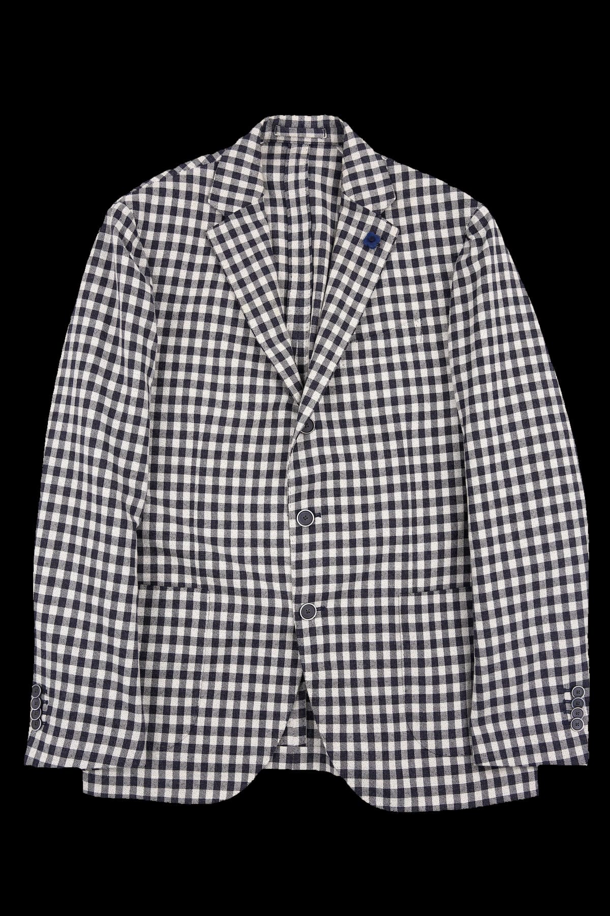 [남성] 체크 투버튼 자켓