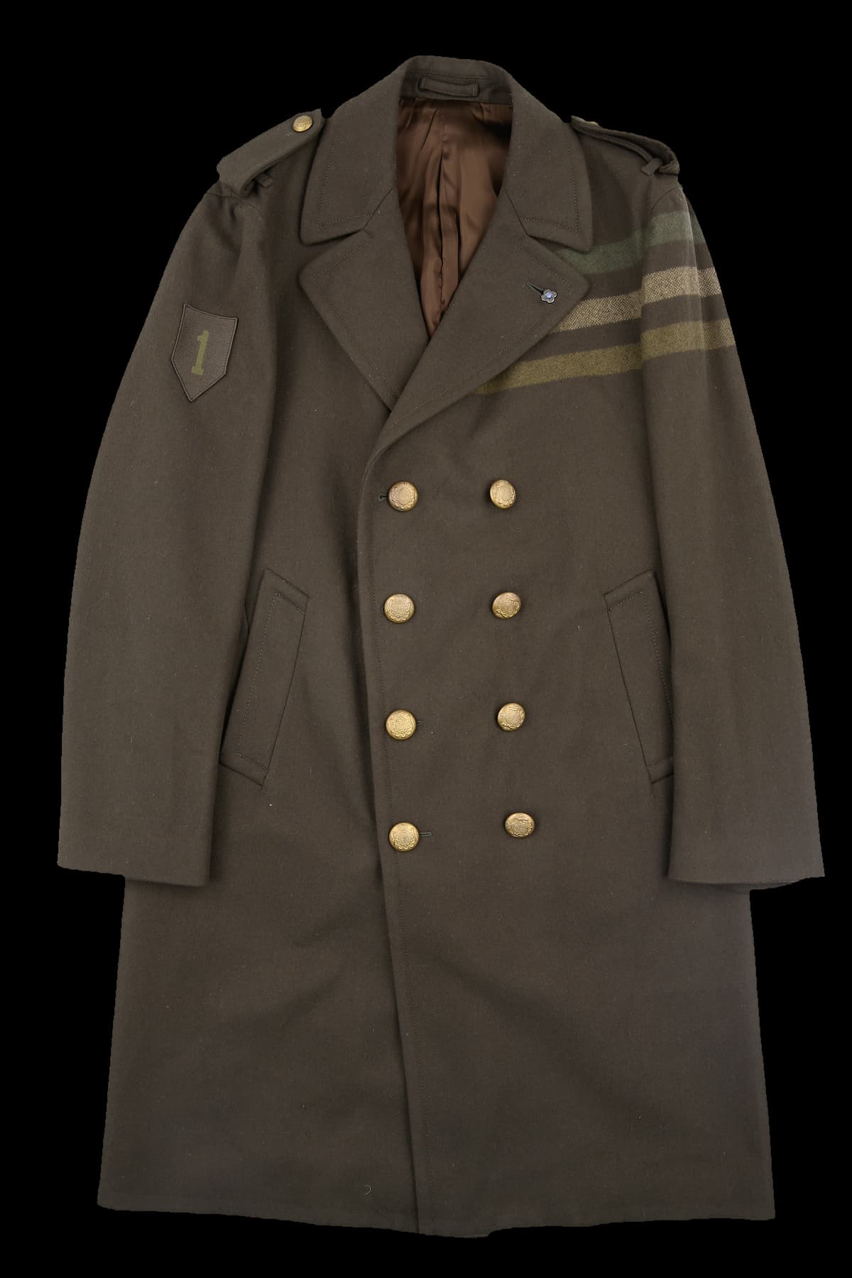 [남성] 카키 헤리티지 롱 코트 