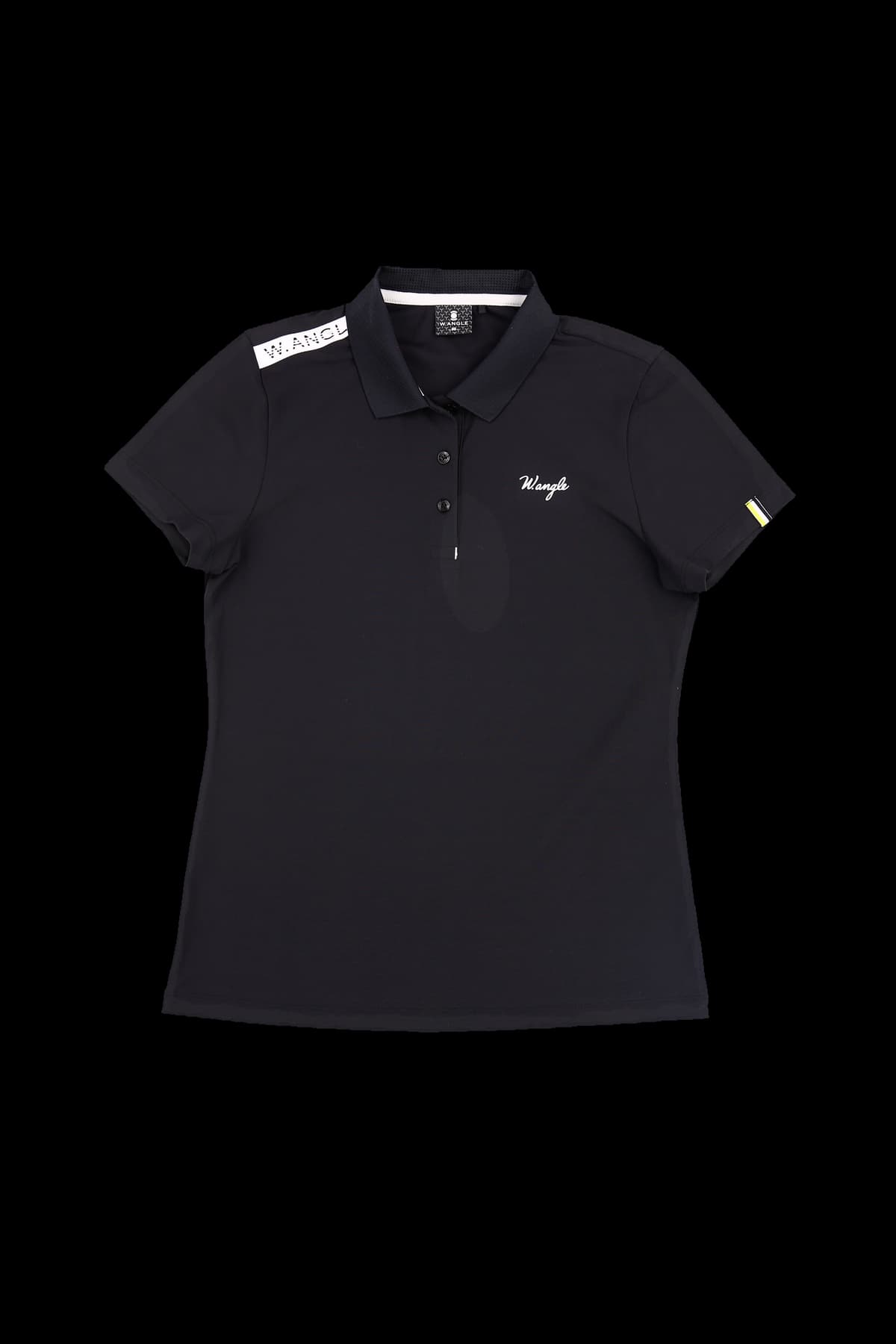 로고 반팔 카라 티셔츠