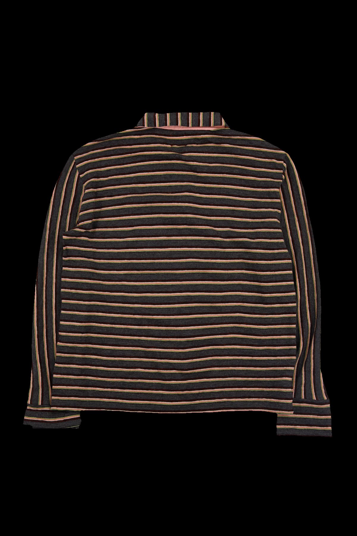 [남성] 스트라이프 카라 긴팔 티셔츠