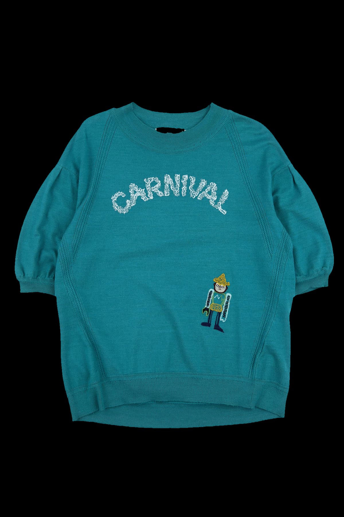 자수 루즈핏 티셔츠