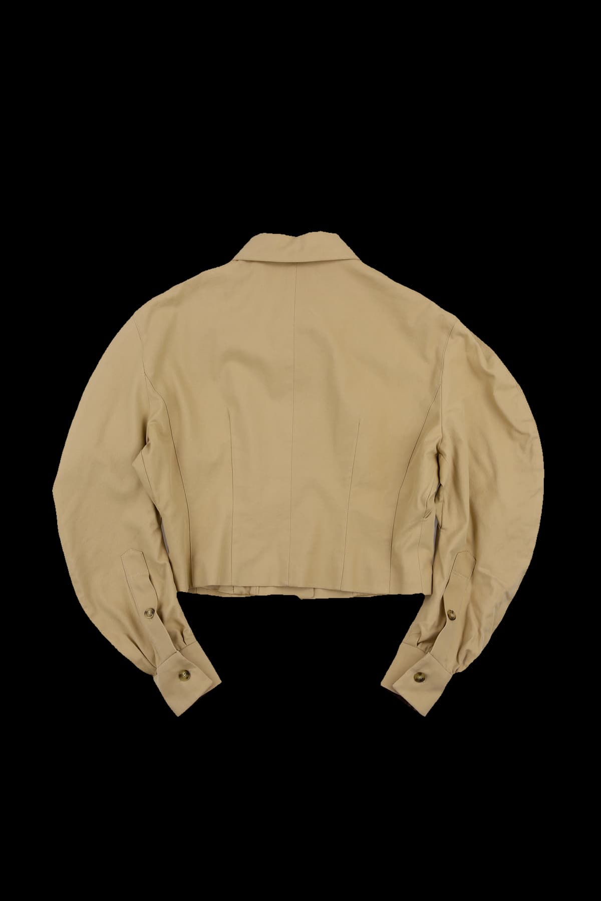 소매 배색 자켓