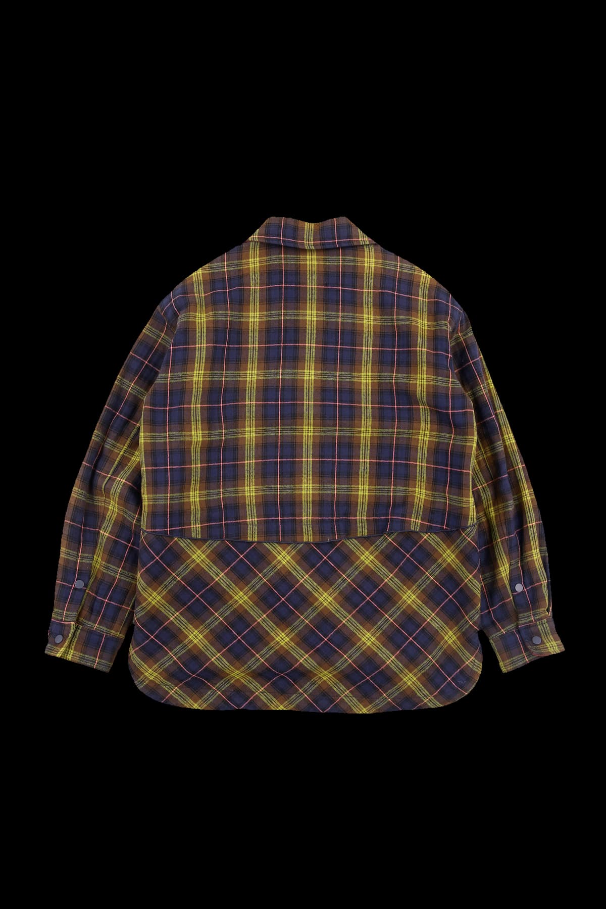 체크 하프 자켓