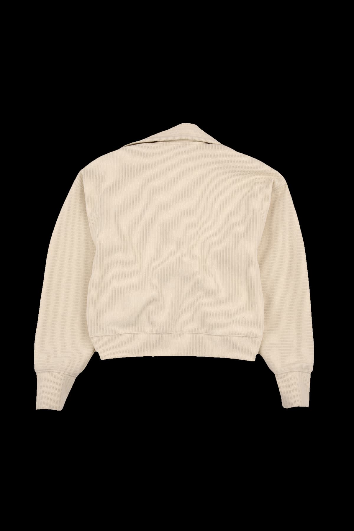 빅 카라 크롭 긴팔 