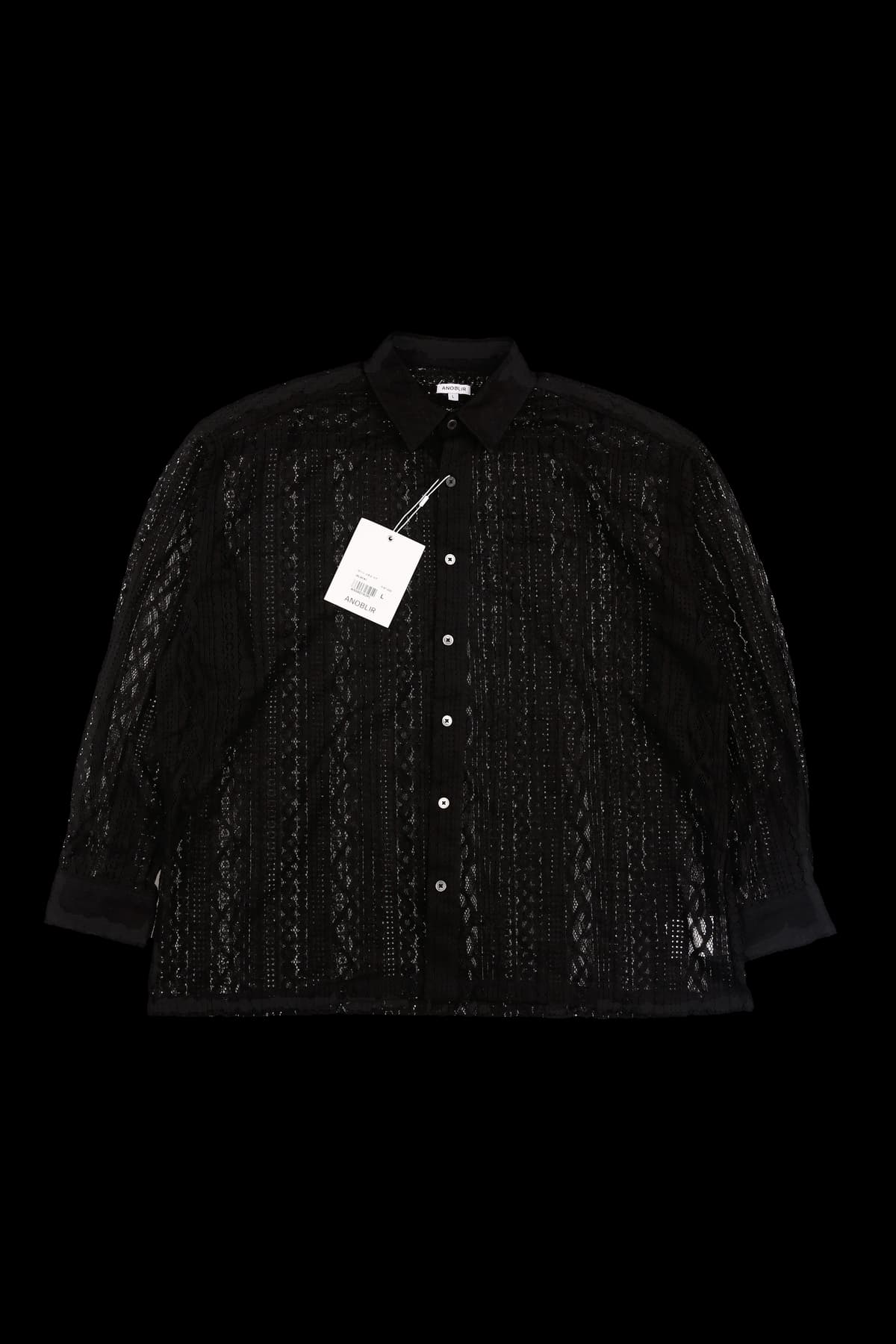 [남성] 레이스 카라 셔츠