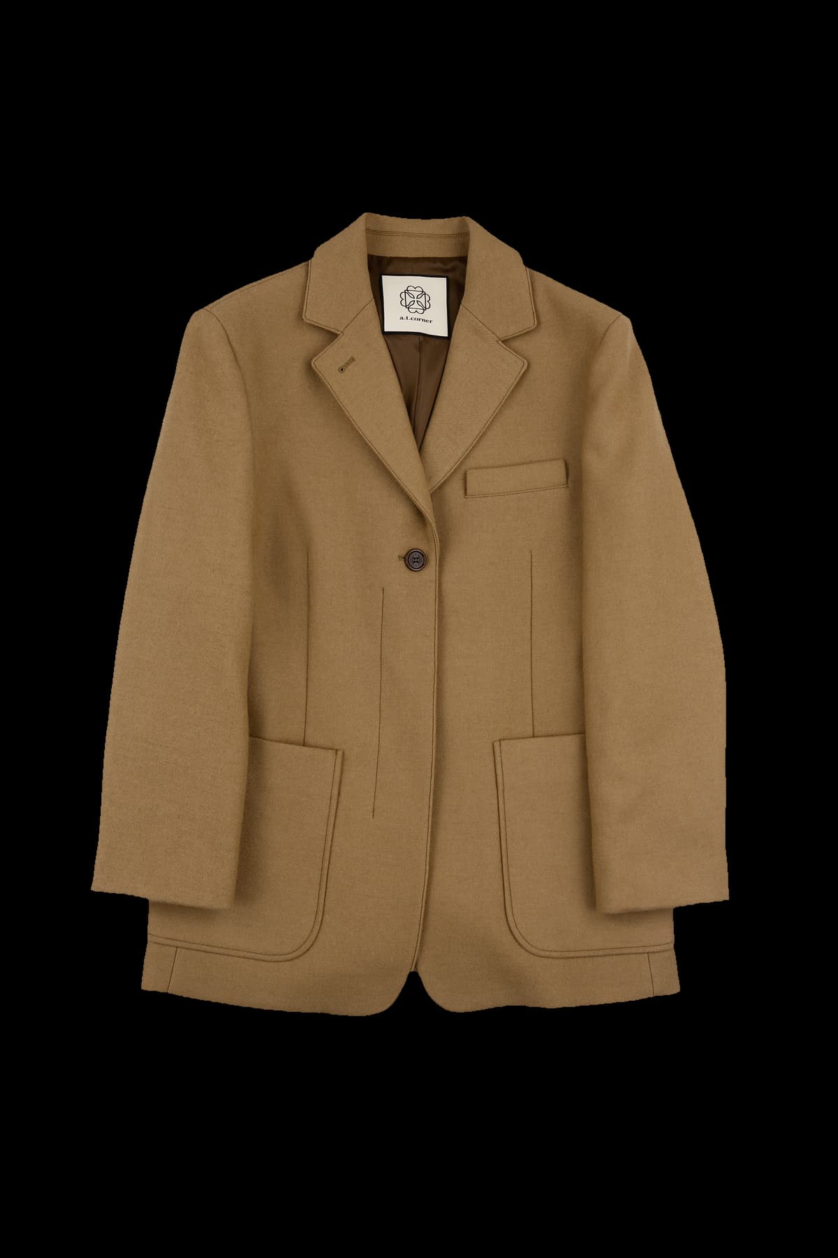 쓰리버튼 긴팔 자켓