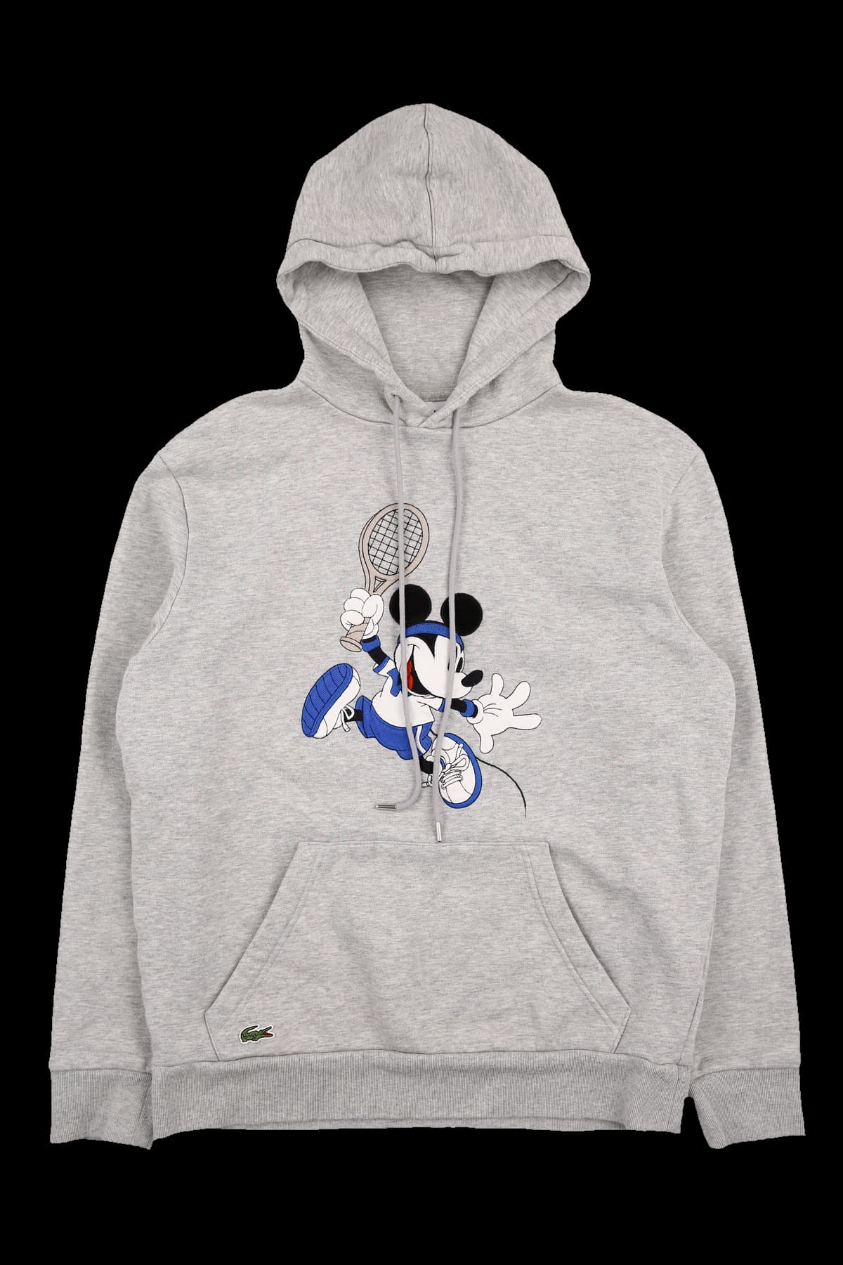 [남성] 디즈니 패치 기모 후드 긴팔 티셔츠