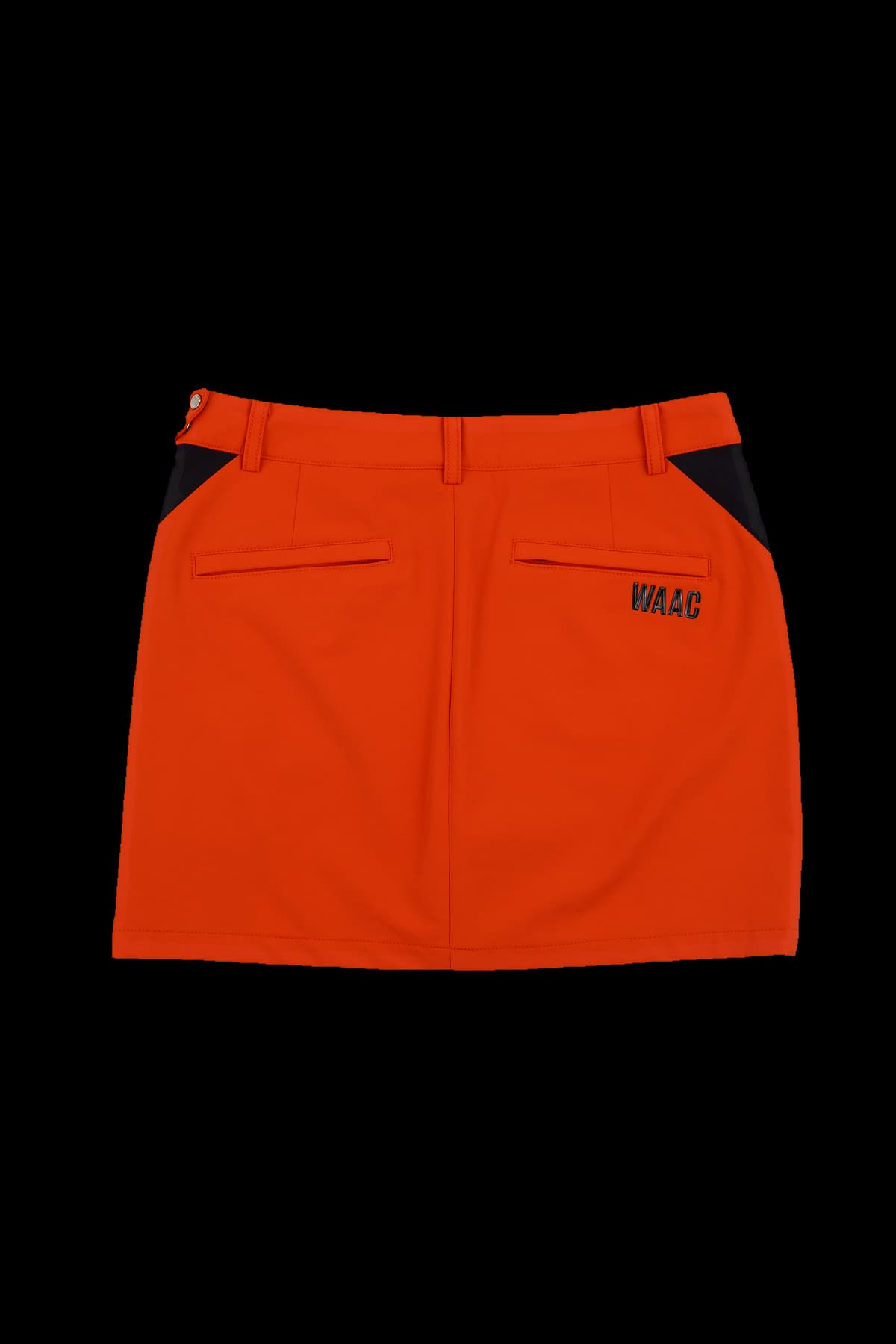 배색 트임 스커트