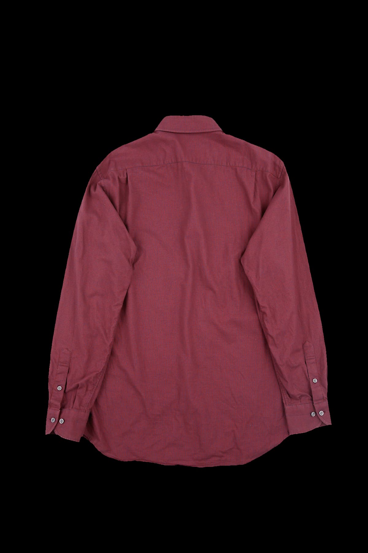 [남성]버건디 체크 셔츠