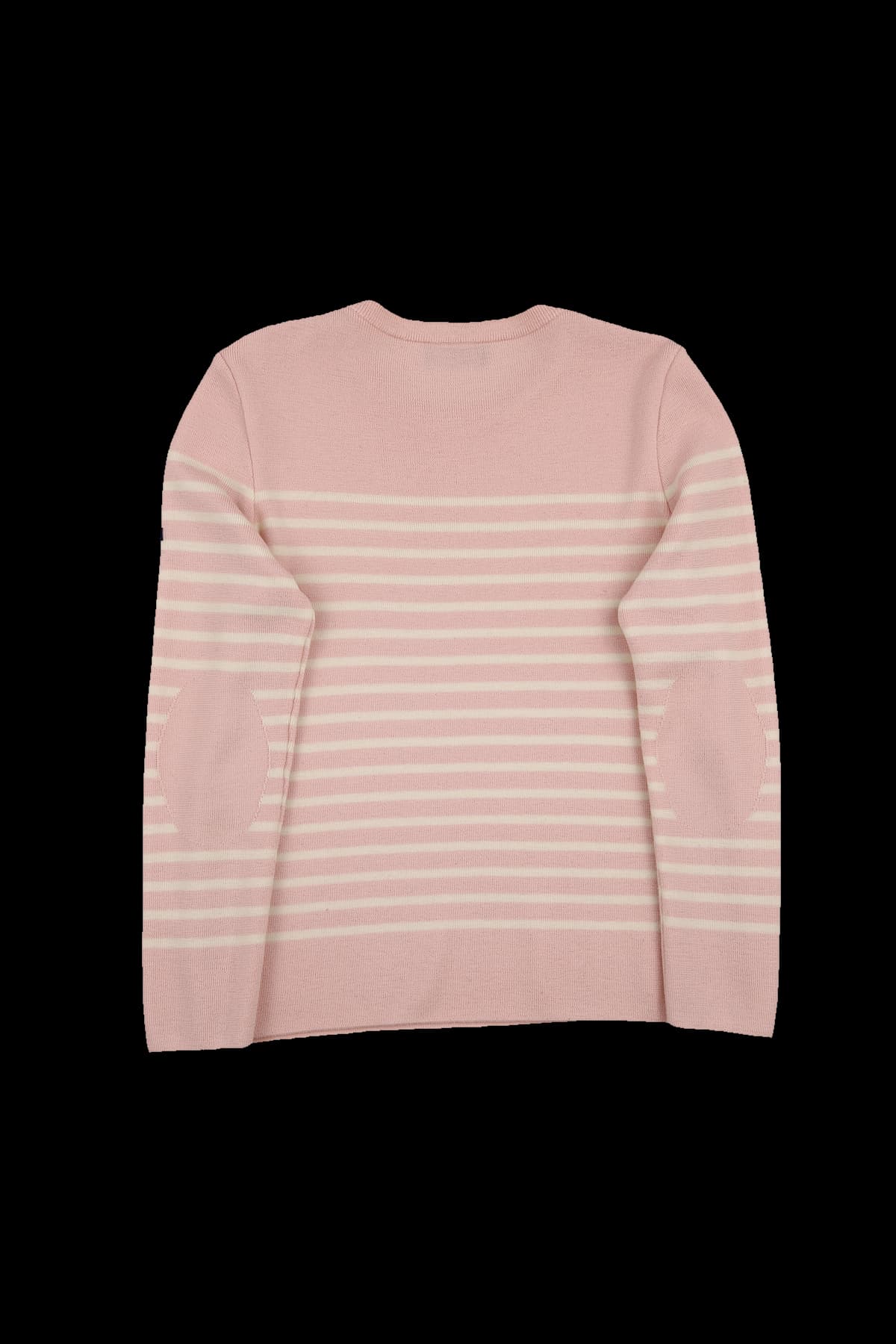 스트라이프 울 긴팔 니트