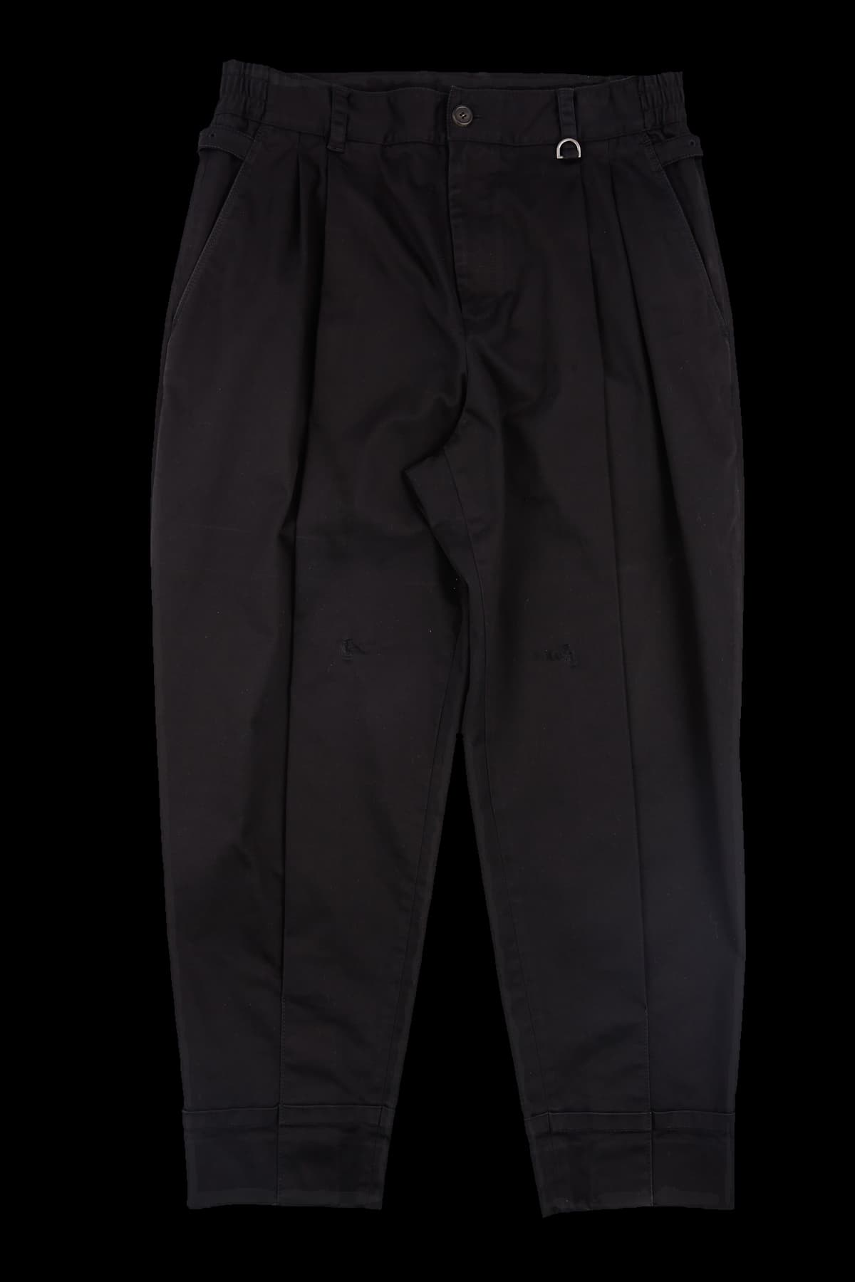 [남성] 투핀턱 버클팬츠