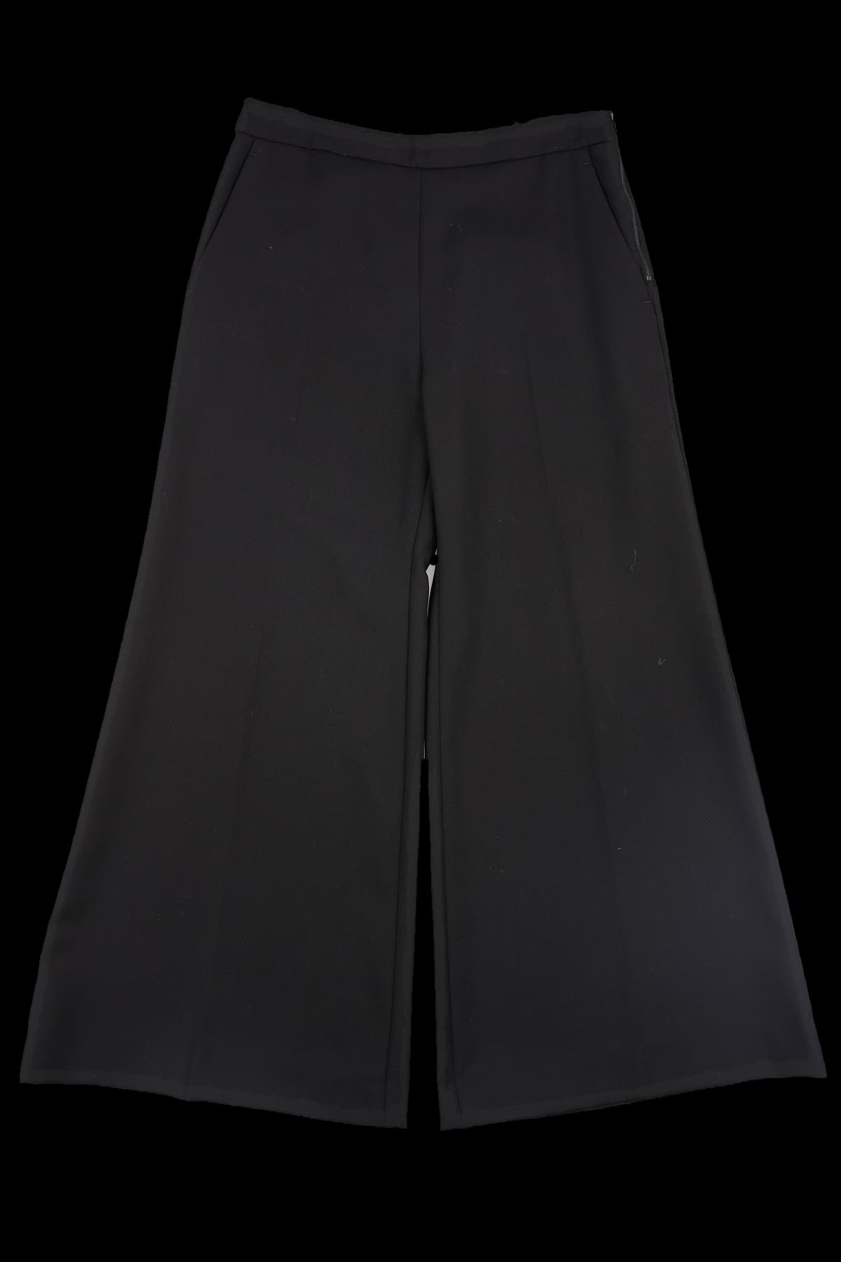 크롭 와이드 팬츠