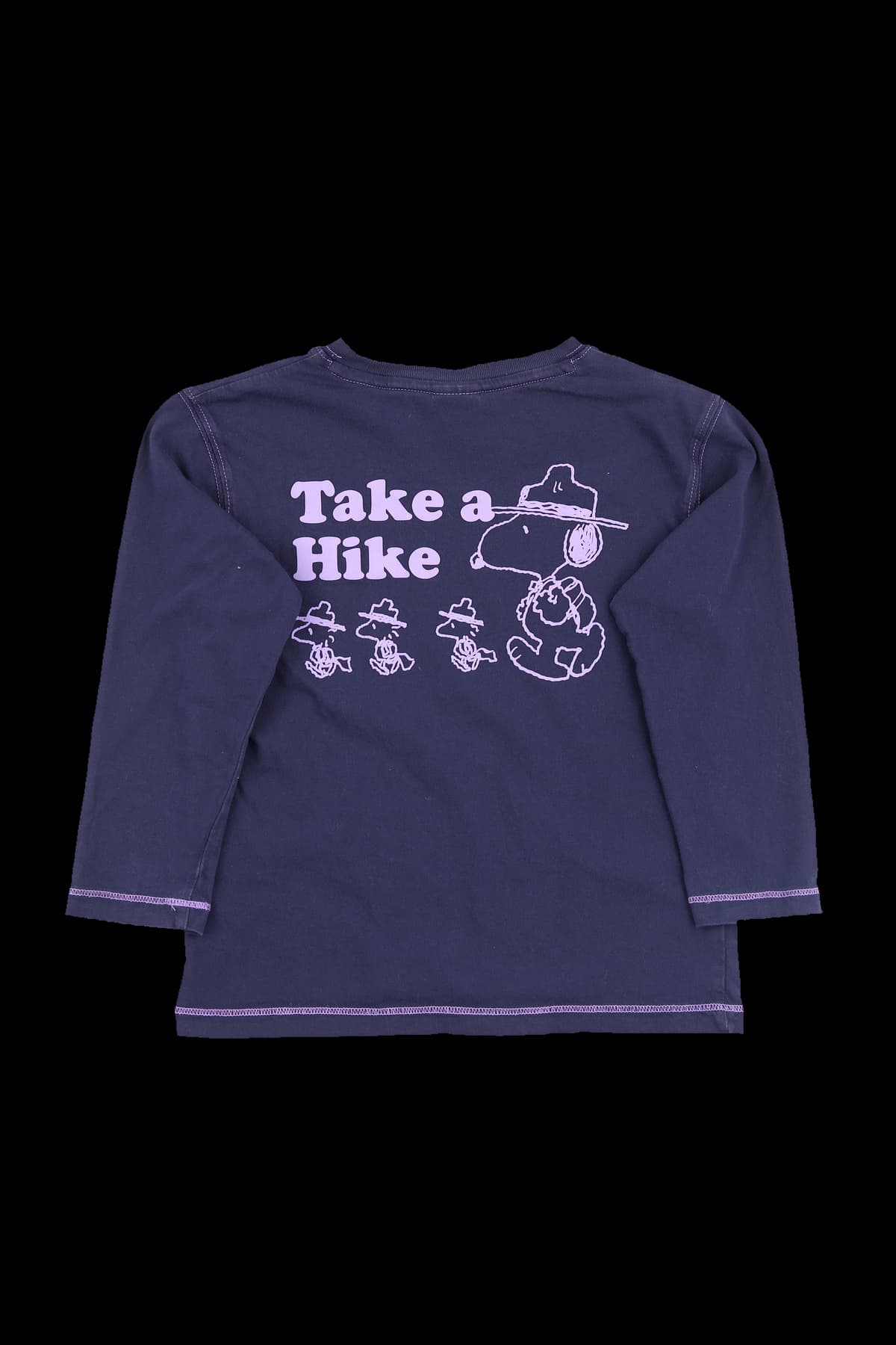 [키즈] PEANUTS 프린팅 포켓 긴팔 티셔츠