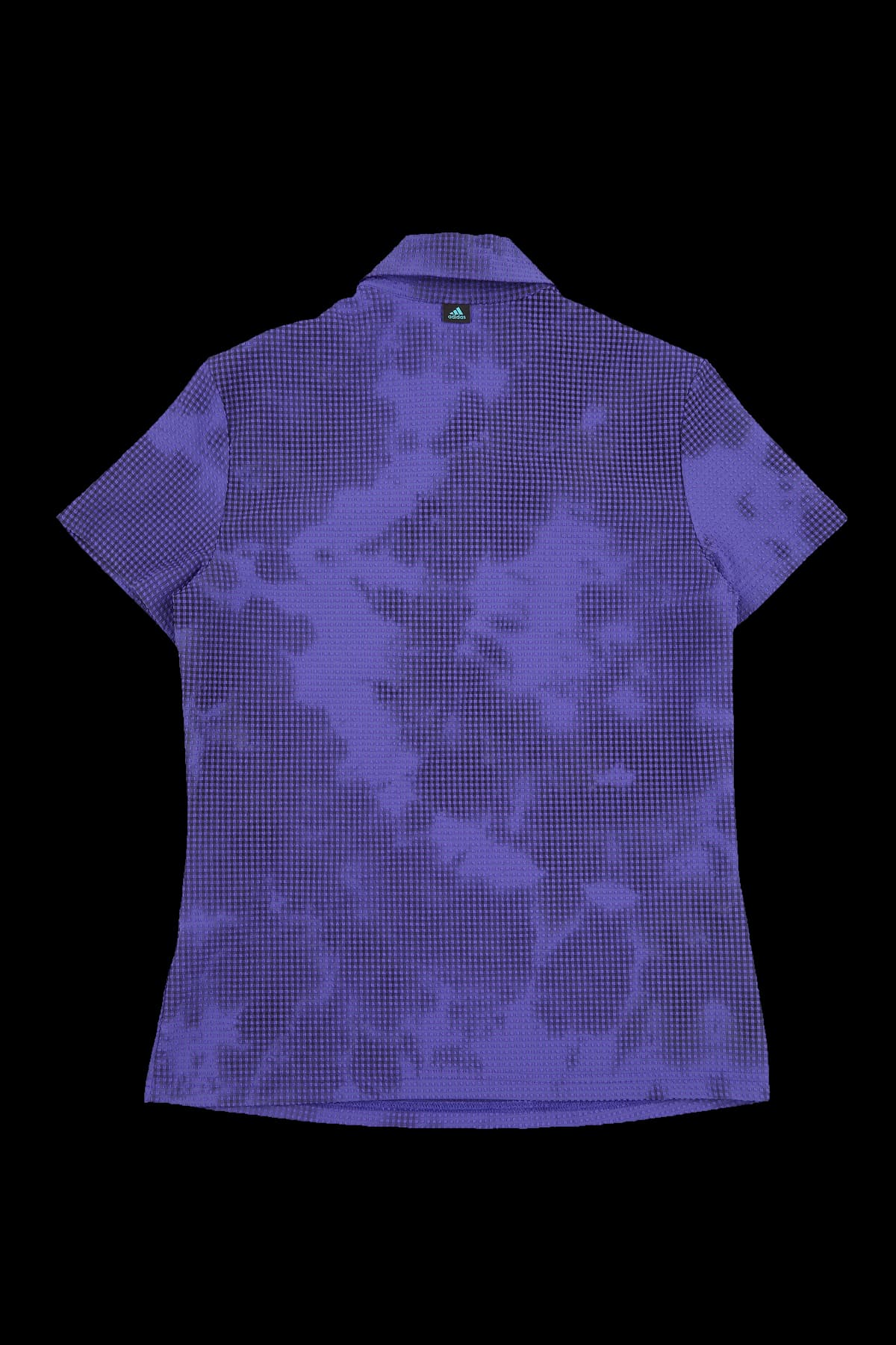 와플 소재 반팔 카라티