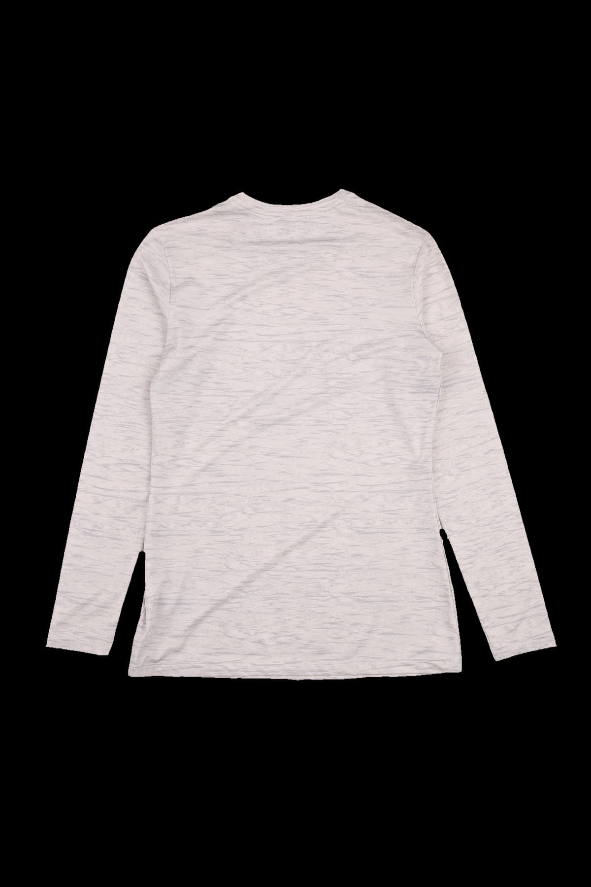 화이트 멜란지 긴팔 티셔츠 