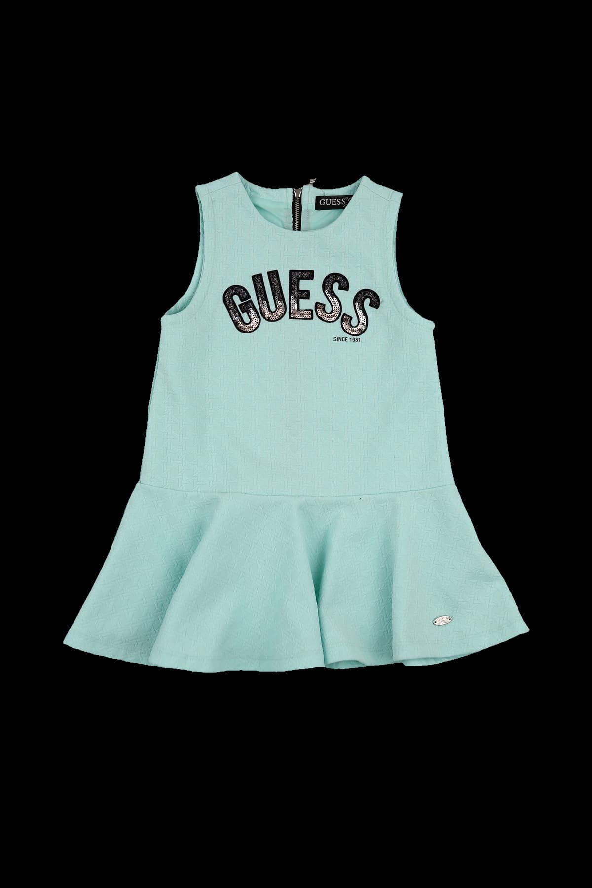 [키즈] 로고 패치 슬리브리스 원피스