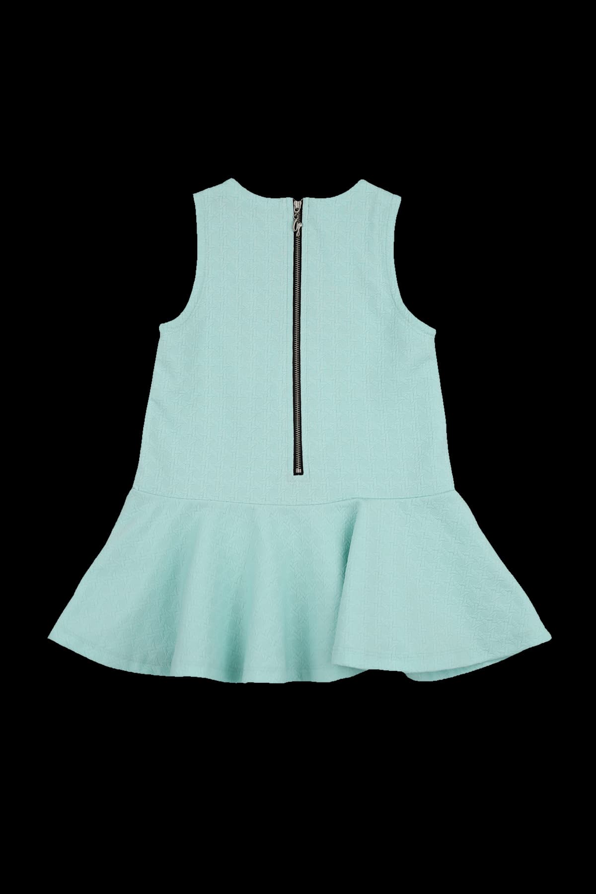 [키즈] 로고 패치 슬리브리스 원피스