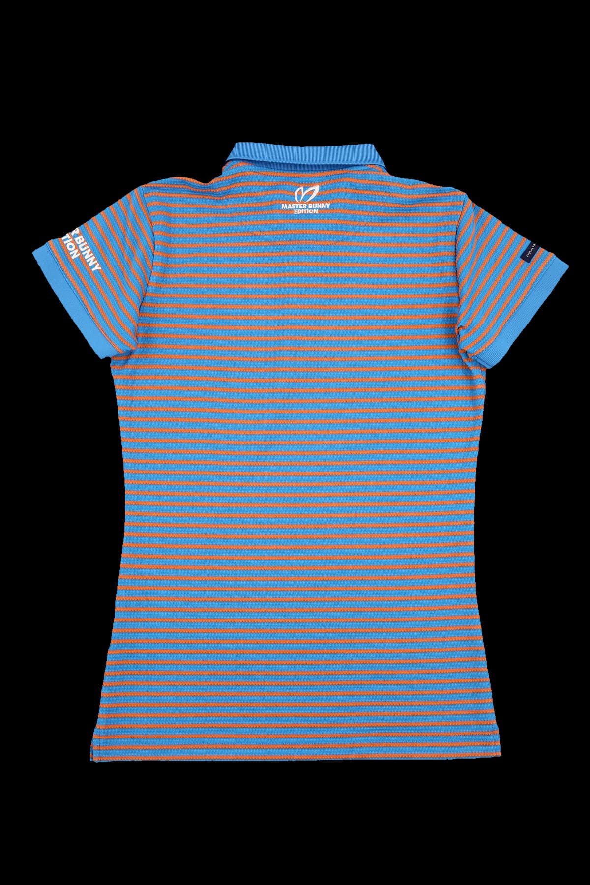 스트라이프 반팔 카라 티셔츠