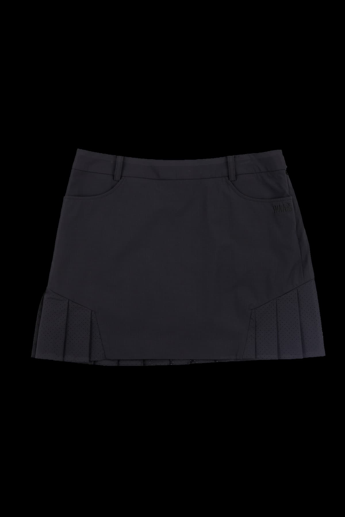 펀칭 플리츠 스커트