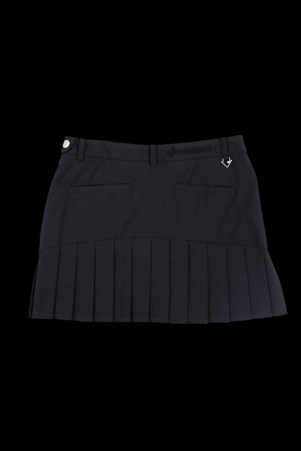 펀칭 플리츠 스커트