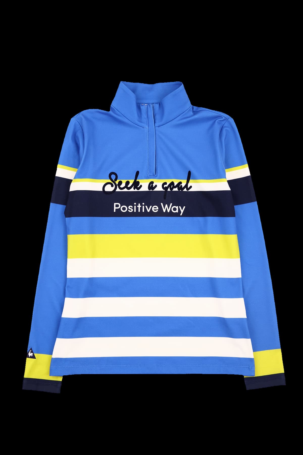 배색 스프라이트 집업 티셔츠